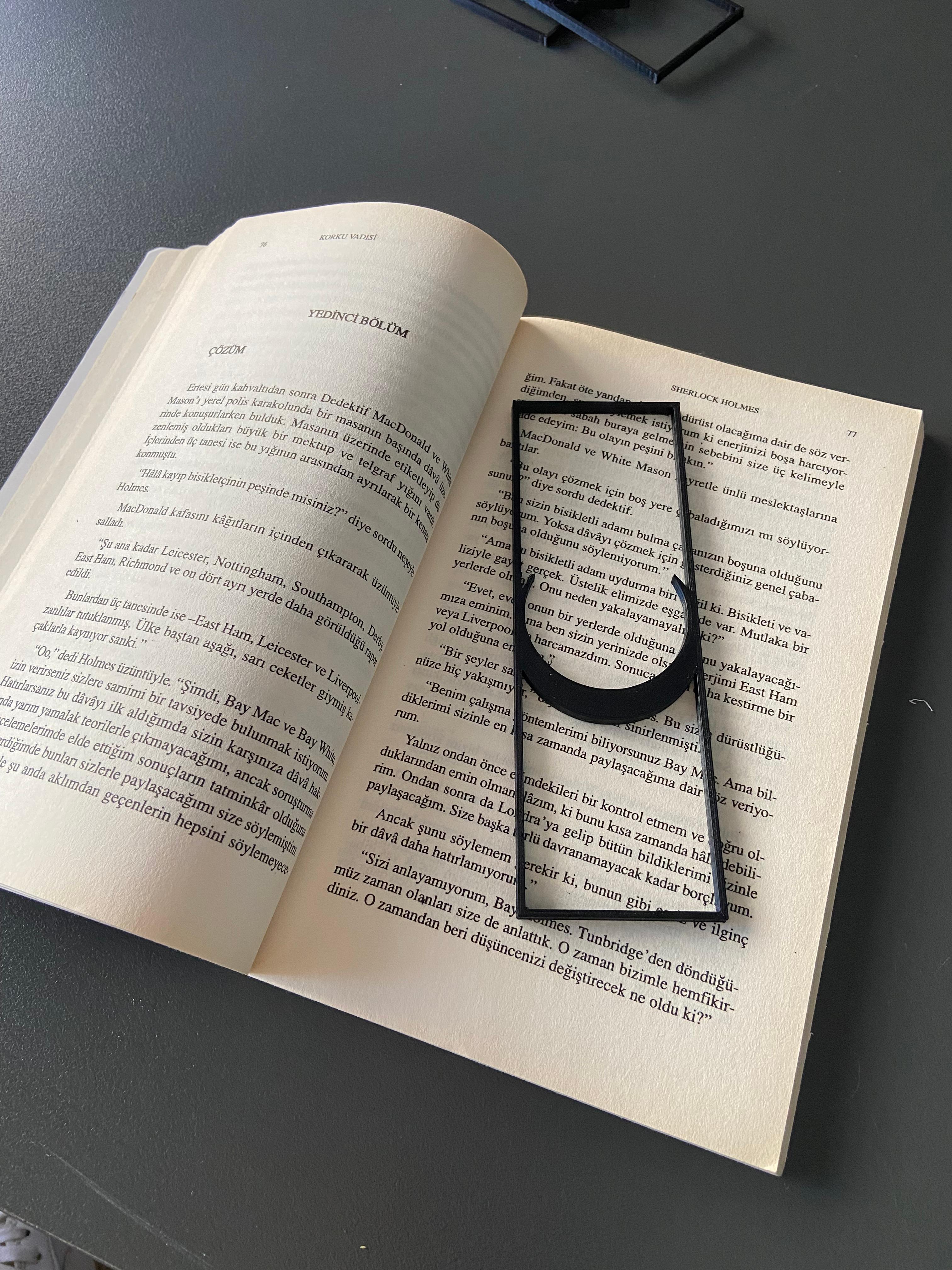 Moon Bookmark 3d model