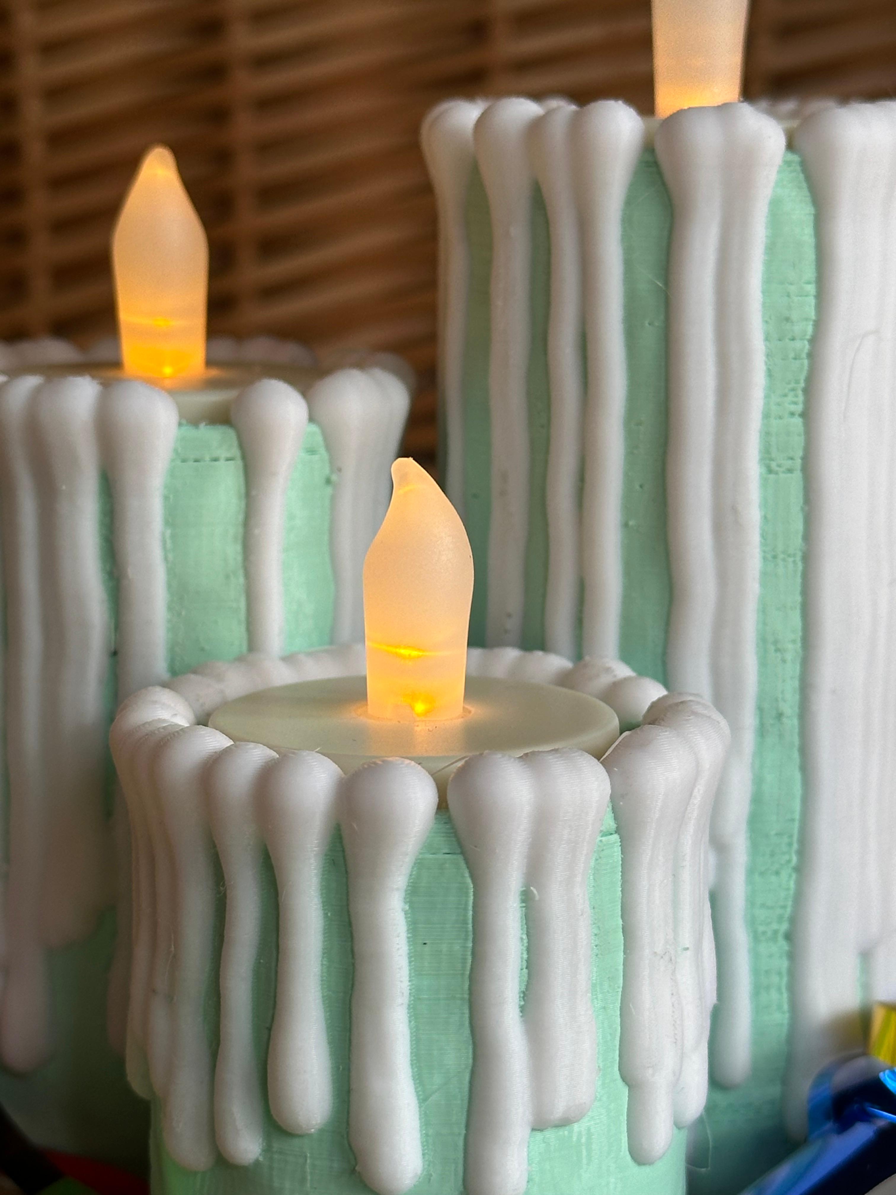Drippy Candles  3d model