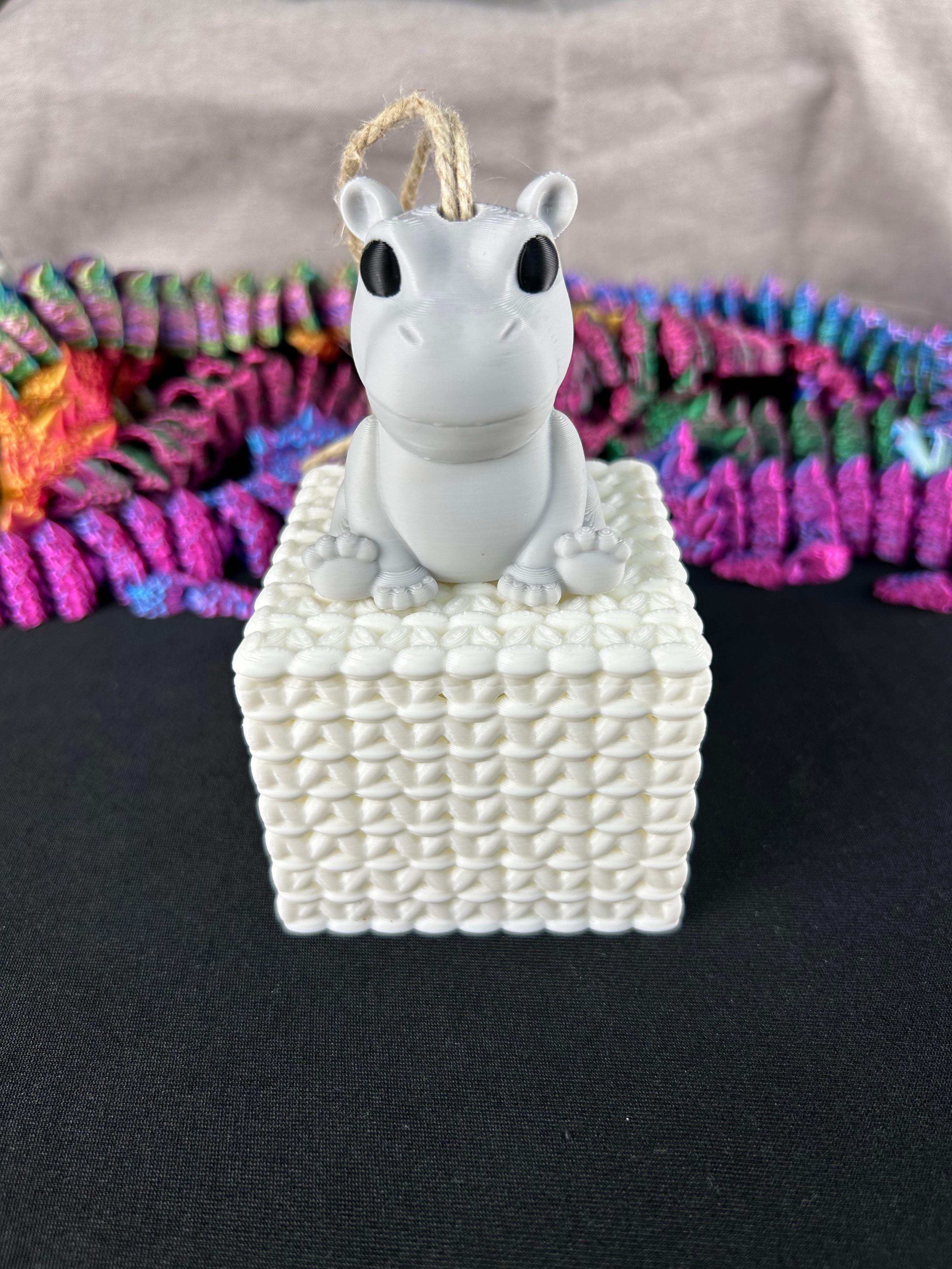 Knit Box Ornament 3d model