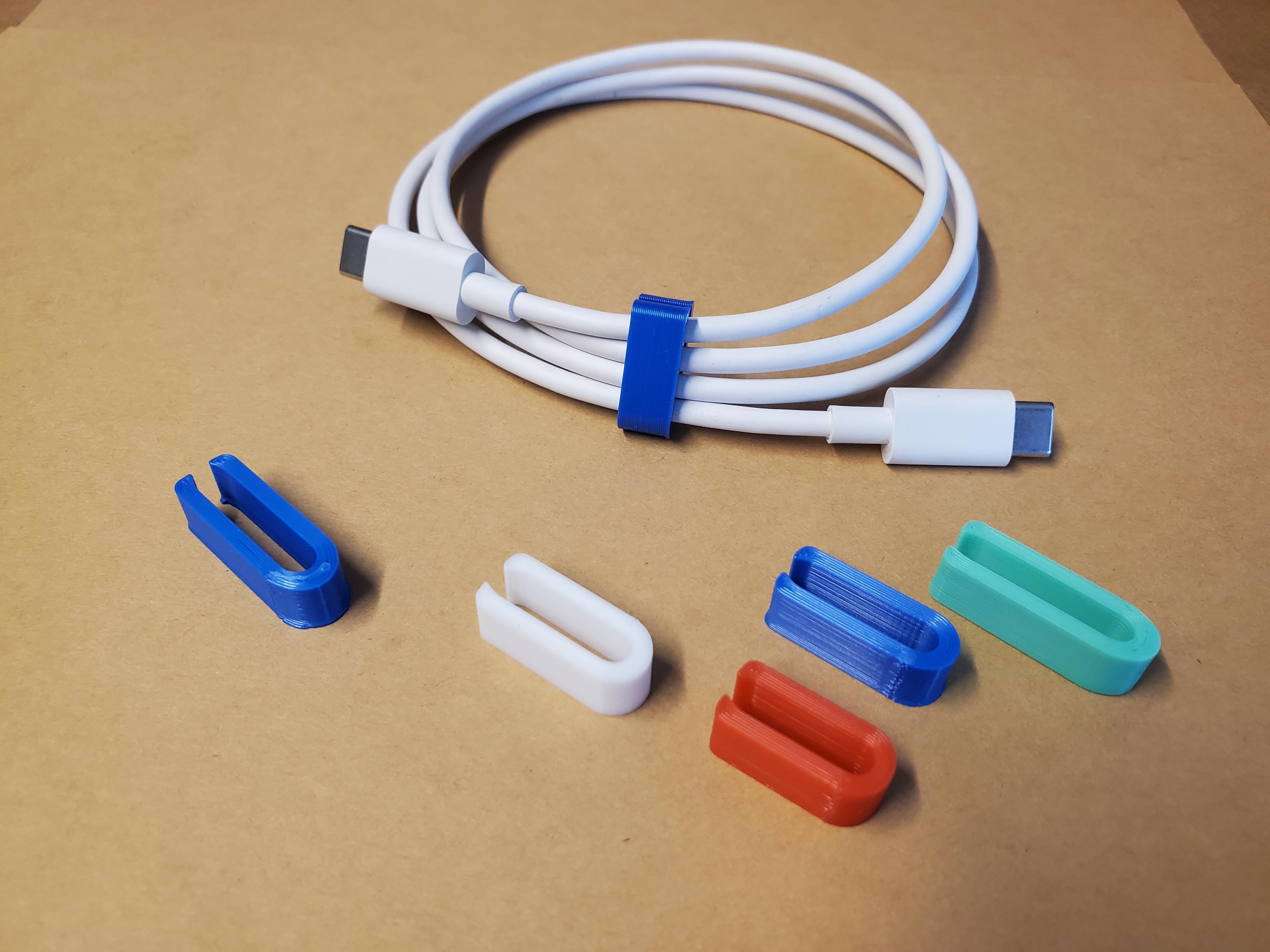 USB Cable Clips  3d model