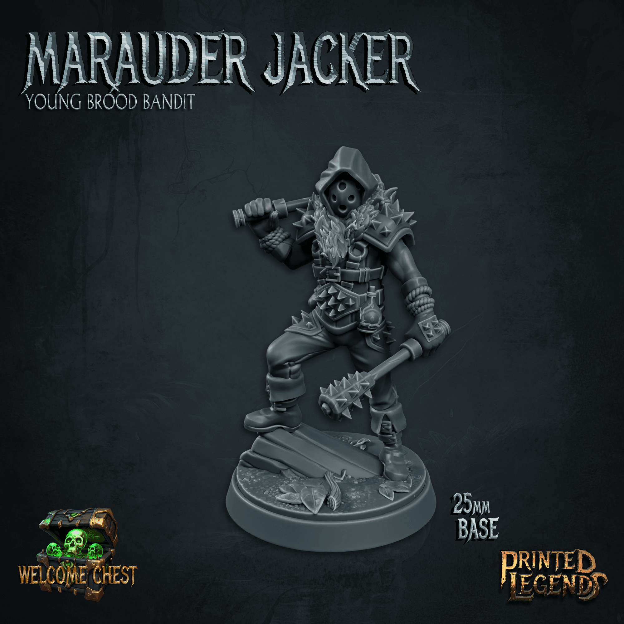 Marauder 01 (25mm Base) 3d model