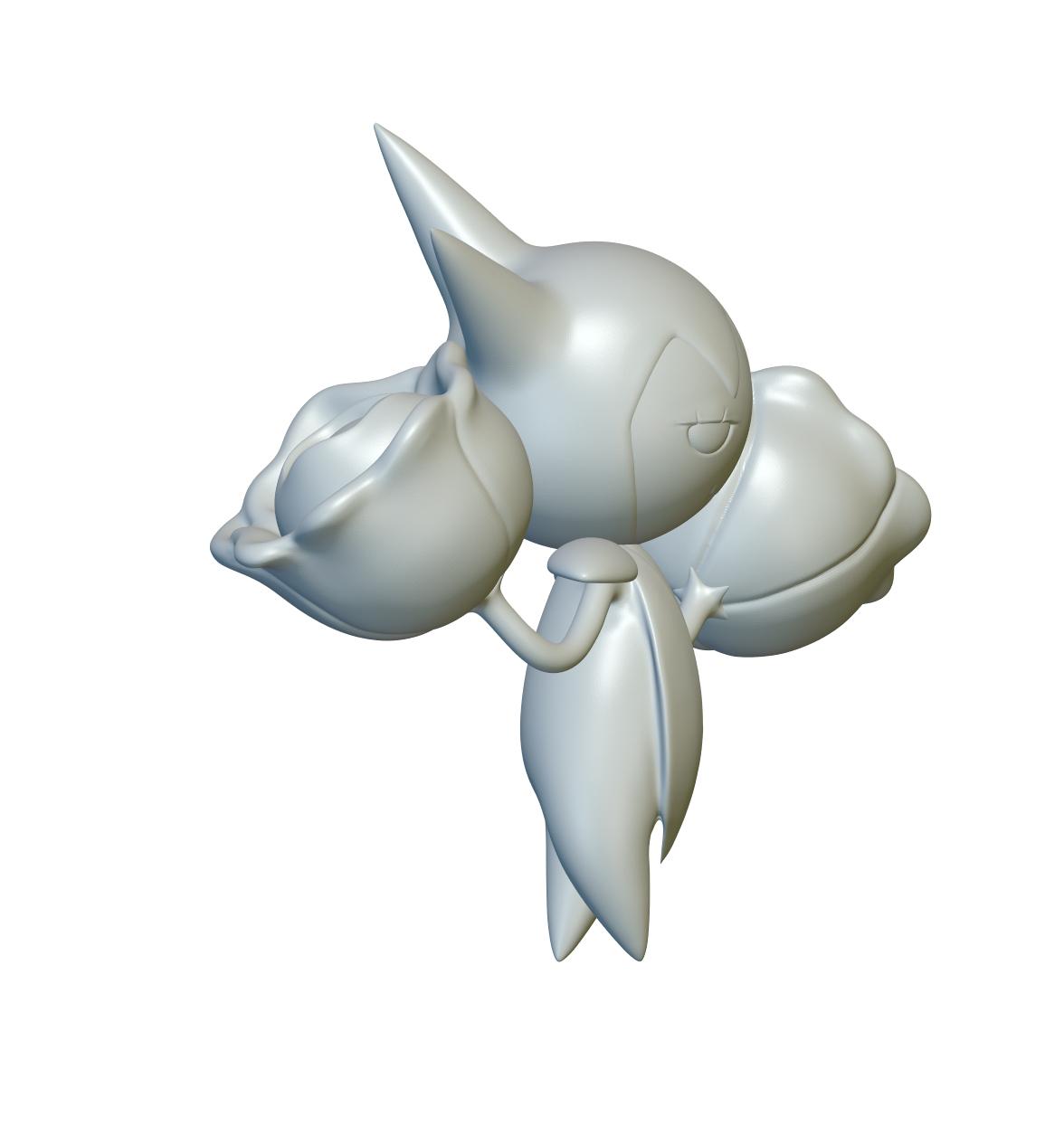 Pokemon Roselia #315 - Optimized for 3D Printing 3d model