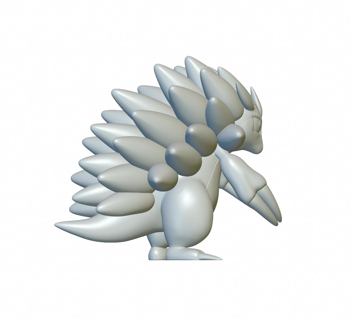 Pokemon Sandslash #28 - Optimized for 3D Printing 3d model