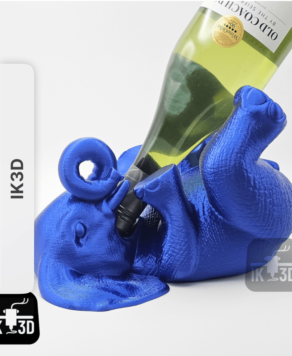 Elephant Bottle Holder by IK3D 3d model