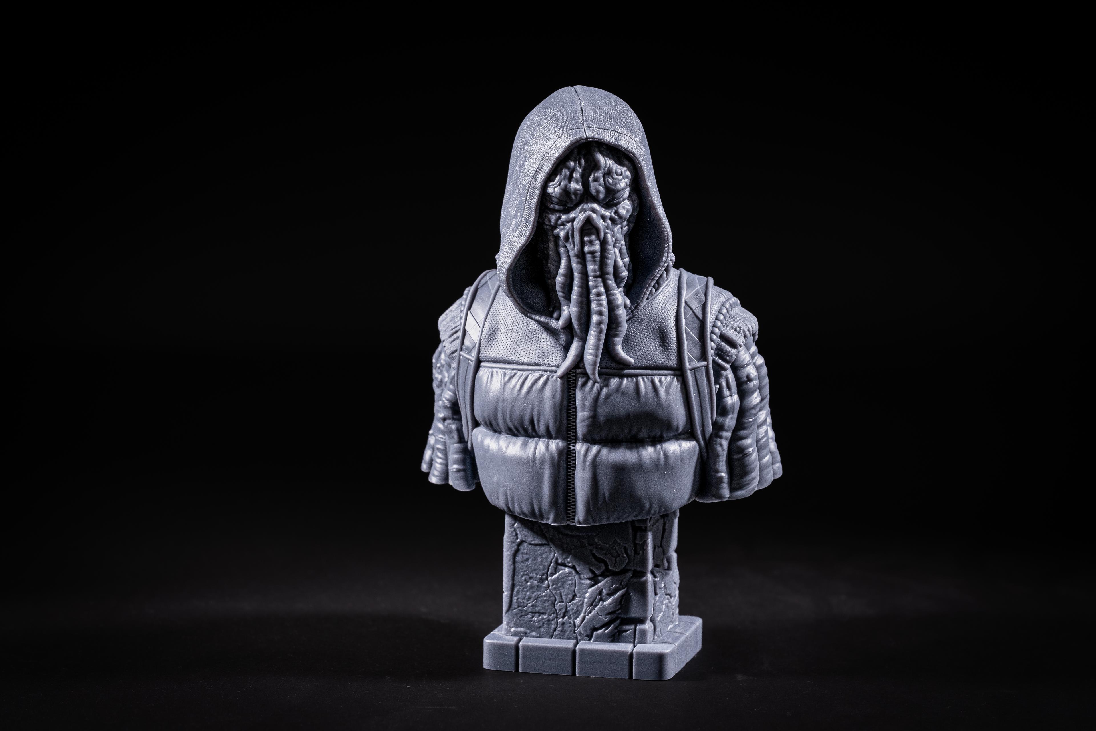 Urban Cthulhu bust (Pre Supported) 3d model