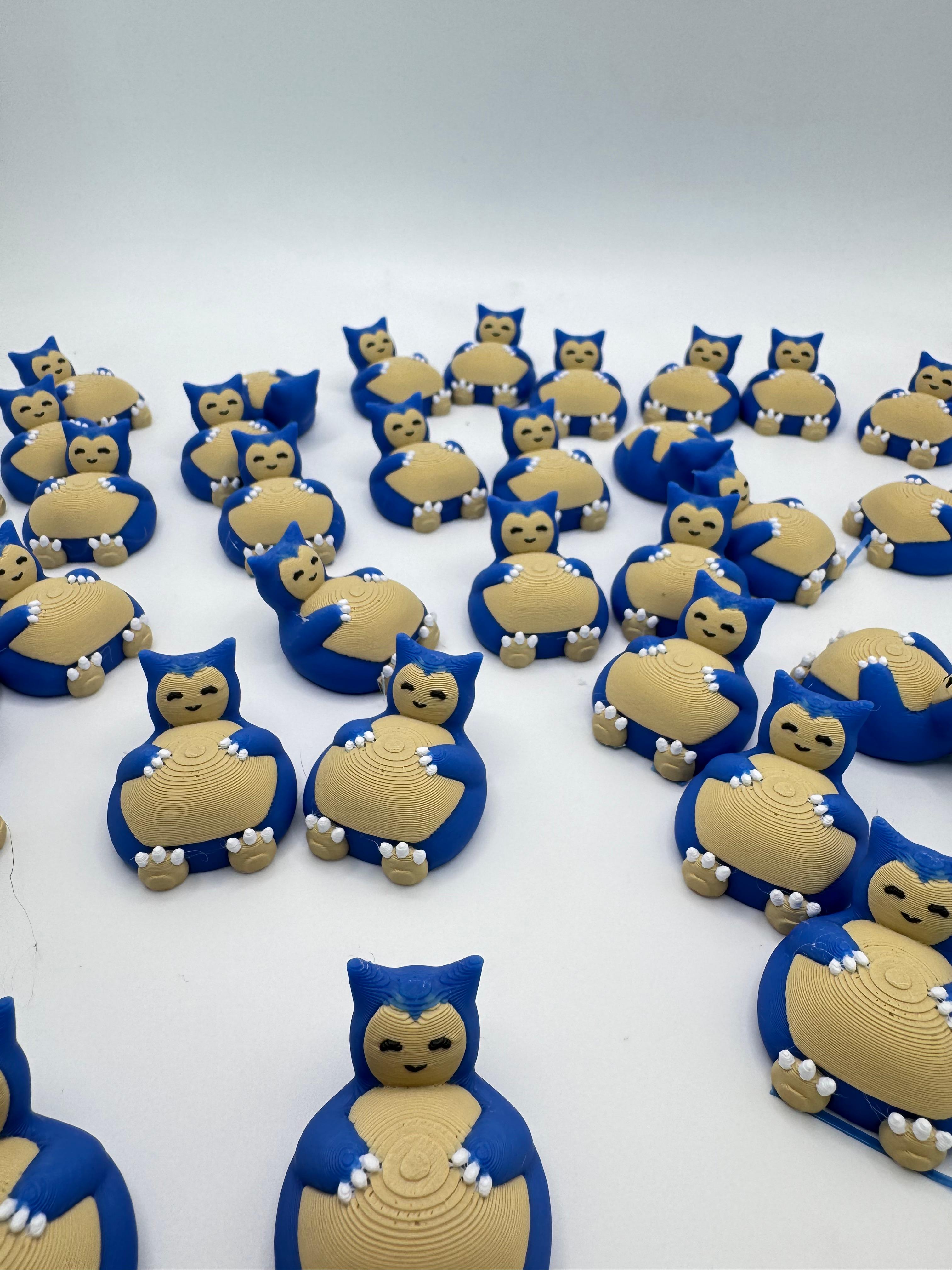 Snorlax Pokemon (3mf included, no support) 3d model