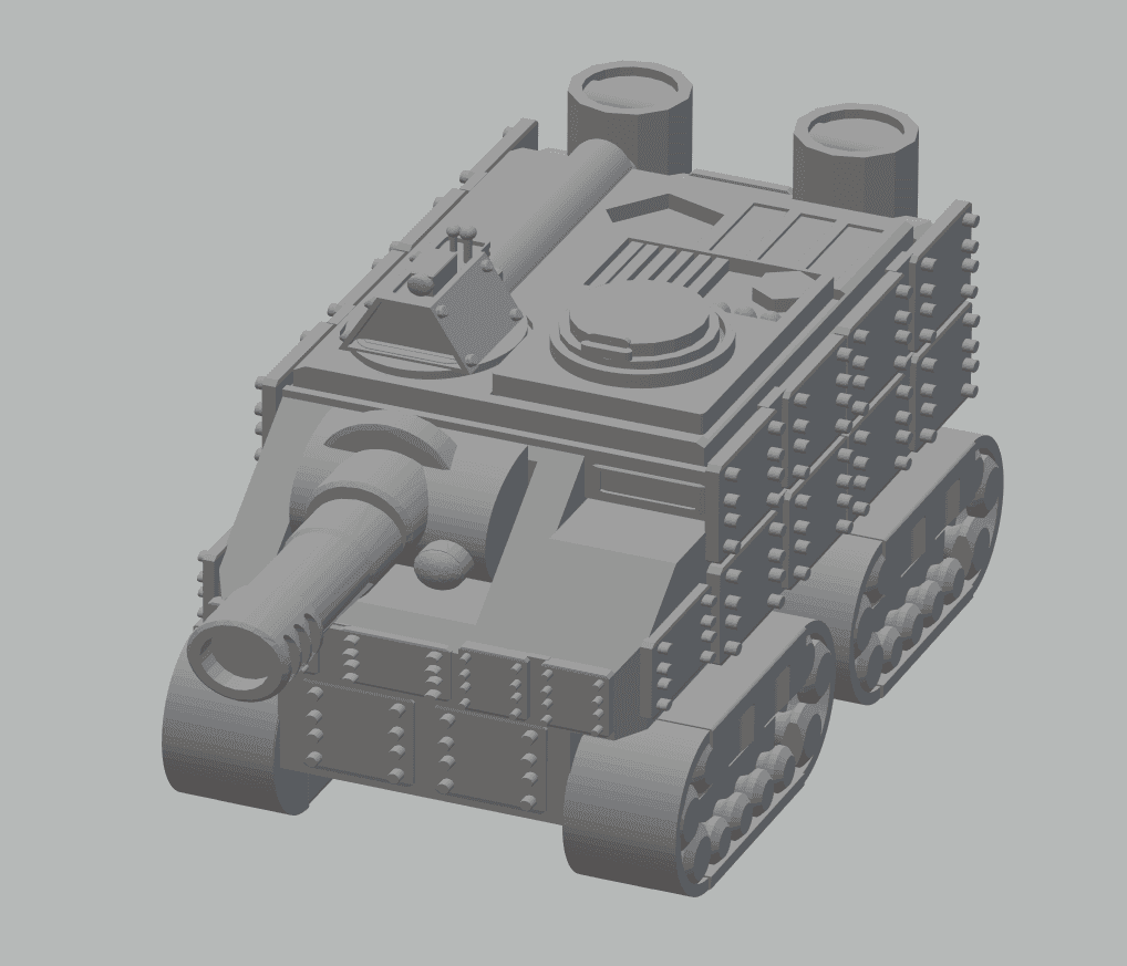 FHW Tunnel Rats MTRC tank Kit  3d model