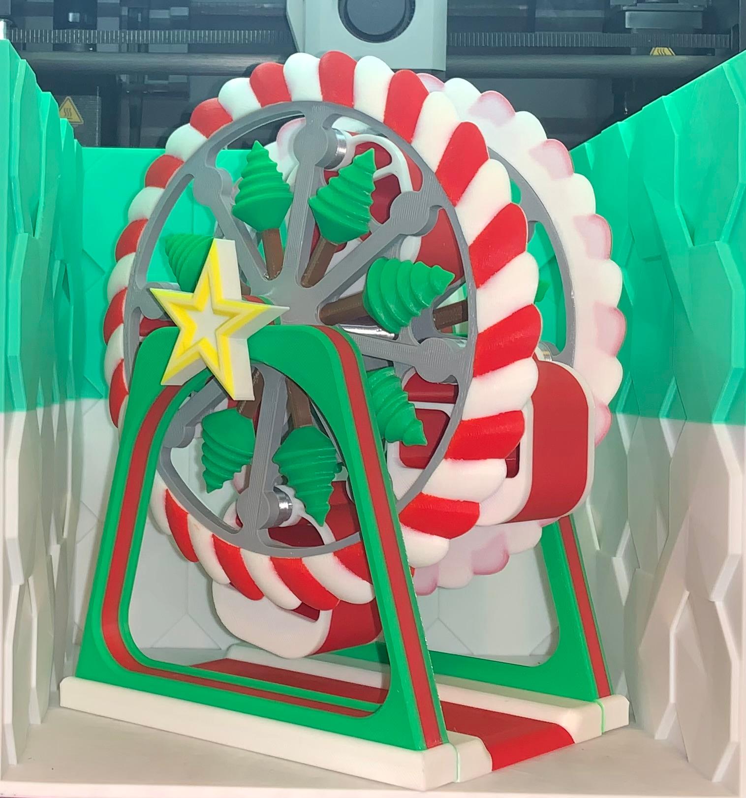 Christmas Ferris Wheel 3d model