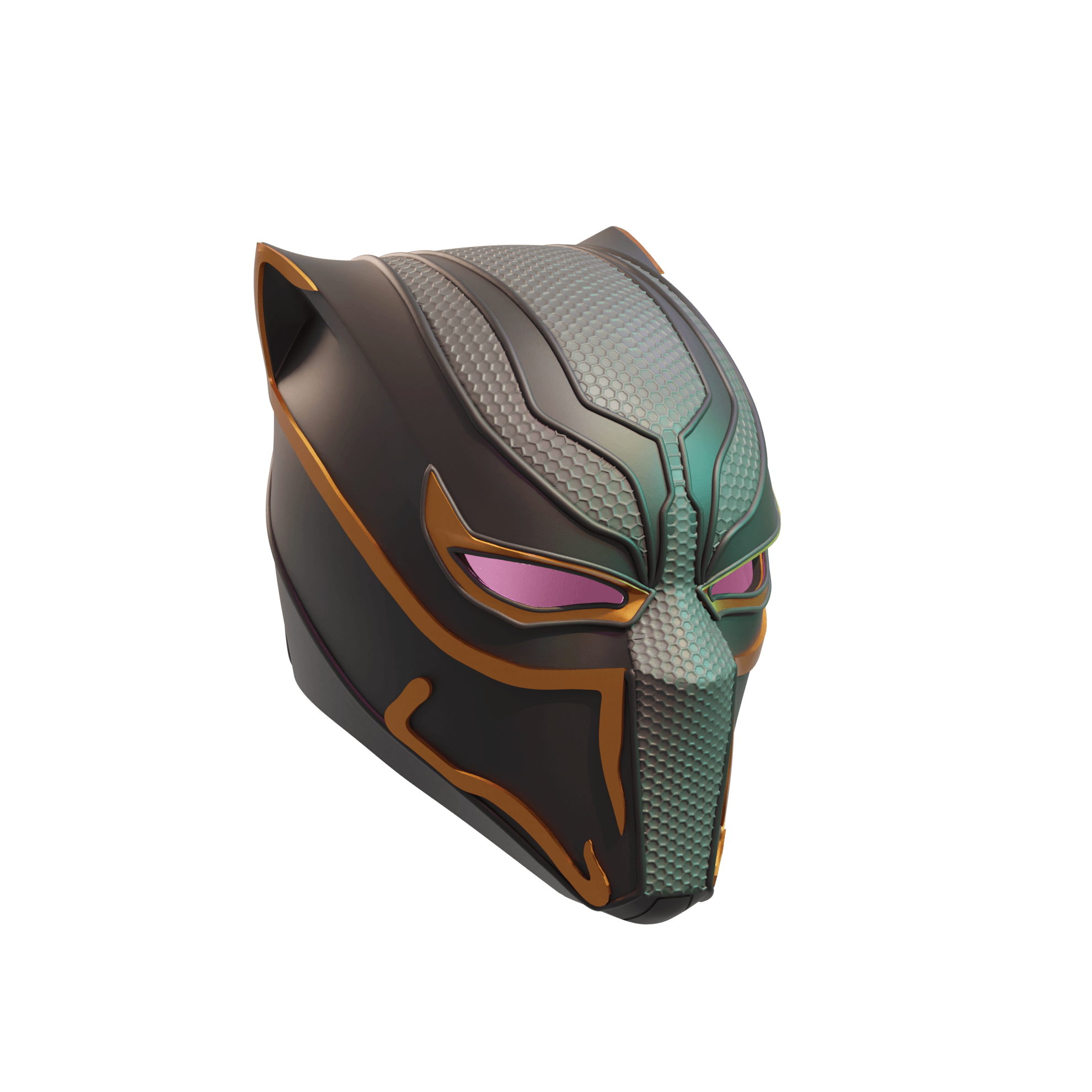 Marvel Rivals Black Panther Helmet 3d model
