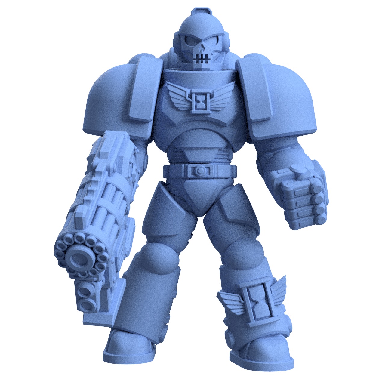 Memento Mori Marines Kit for Tabletop Wargames 3d model