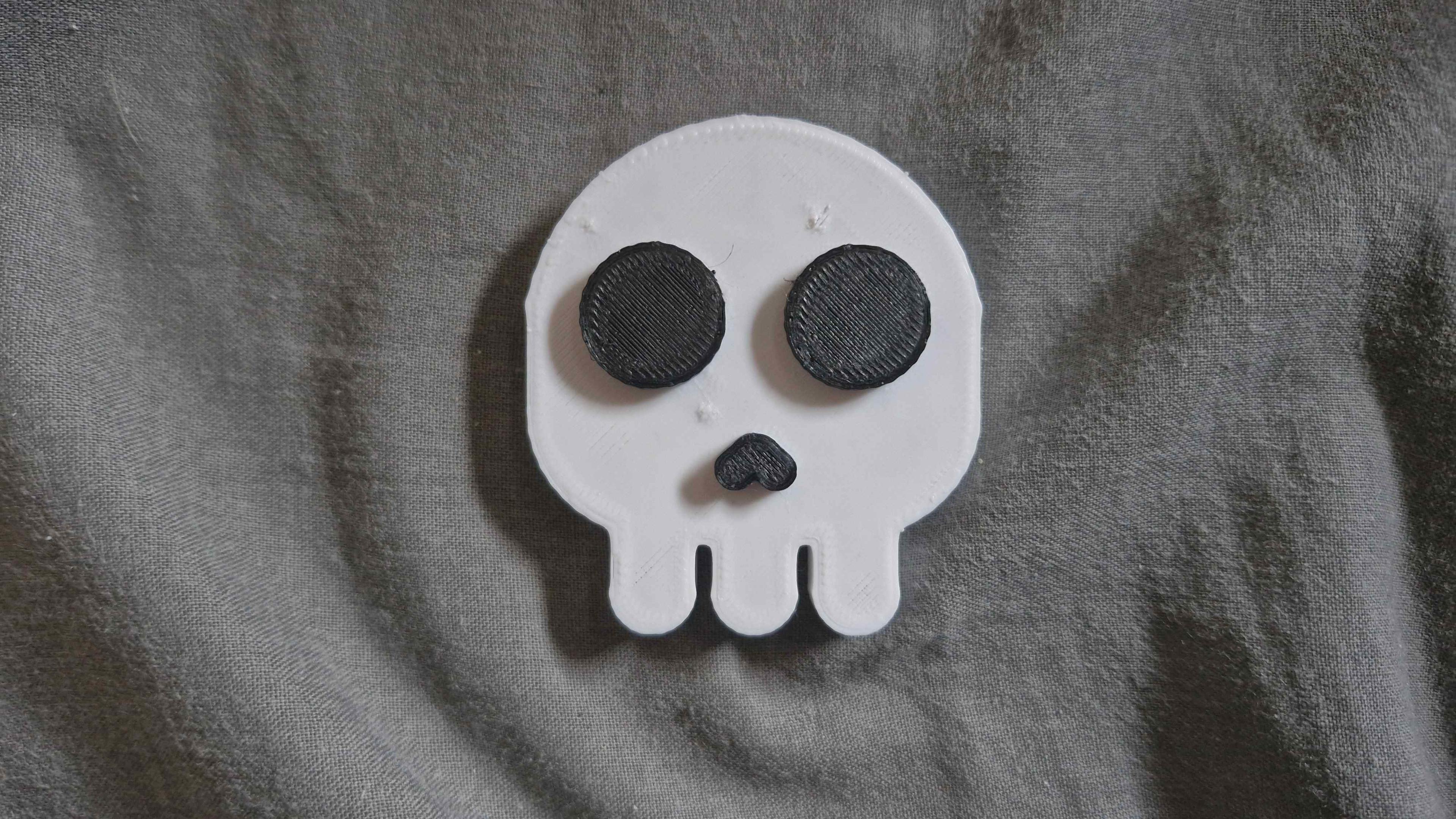 Discord Skull Emoji 3d model