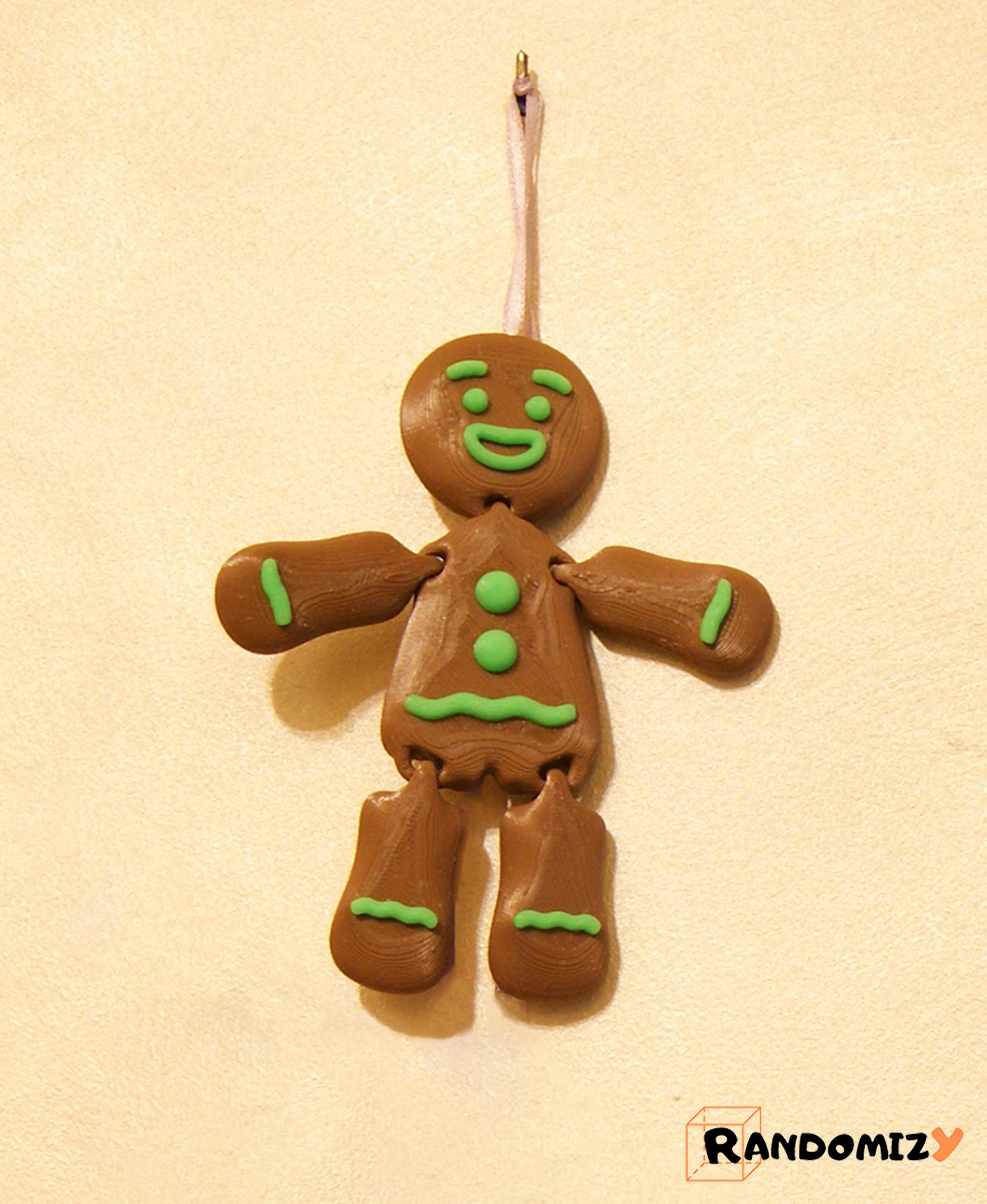 Flexi Gingerbread Man 3d model