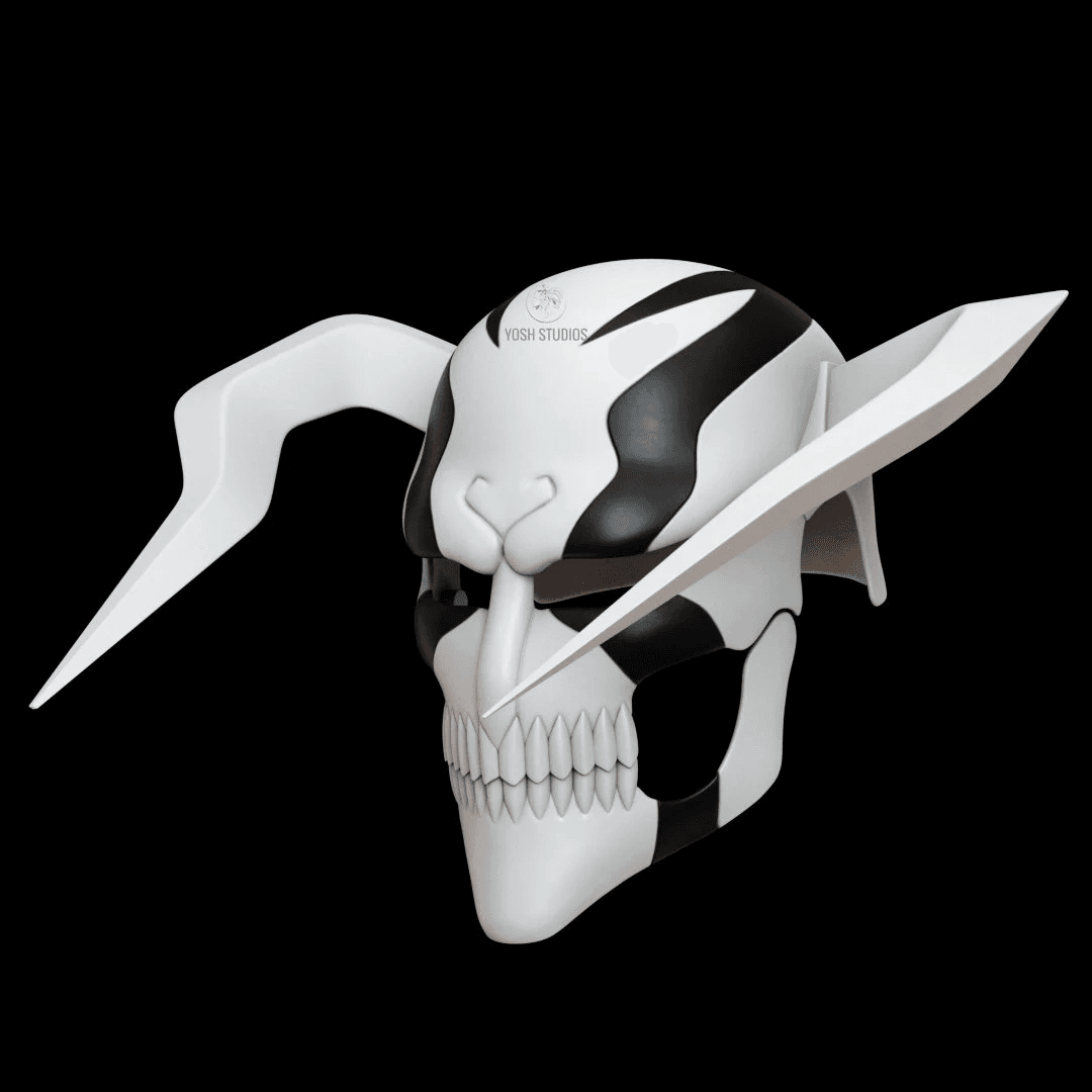 Ichigo Whole Hollow Mask 3d Print File STL 3d model