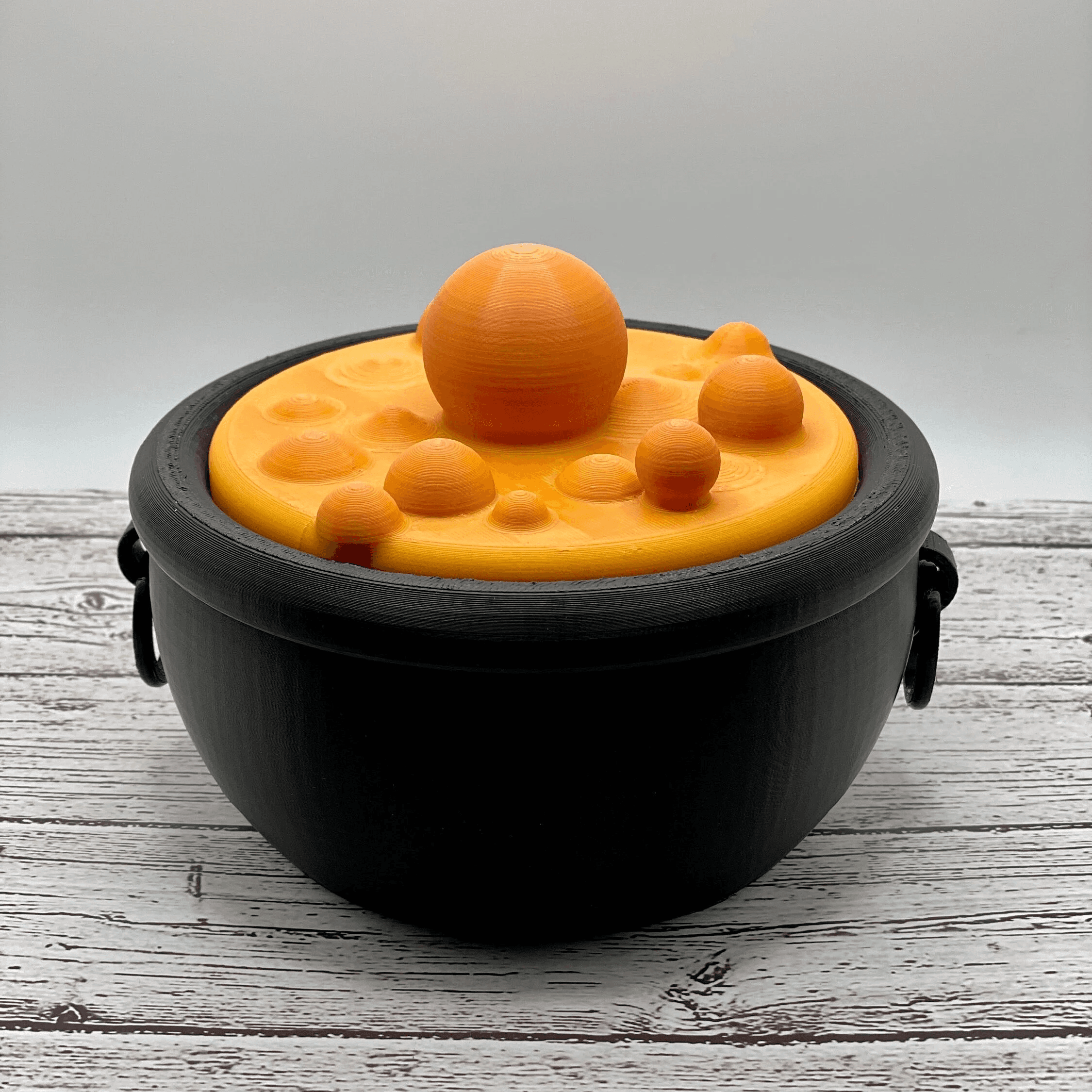 Witch Cauldron Candy Jar with Screw On Lid 3d model