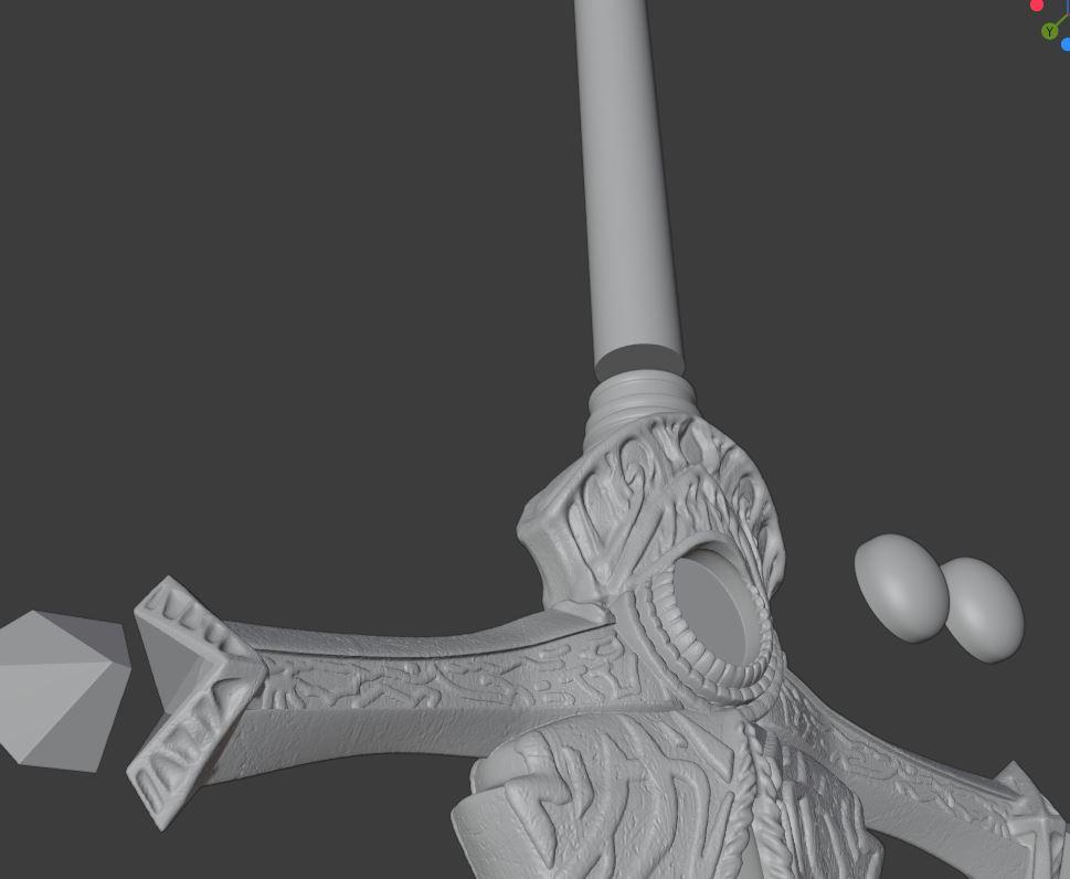 Rellana's Twin Blades from Elden Ring Shadow of the Erdtree 3d model