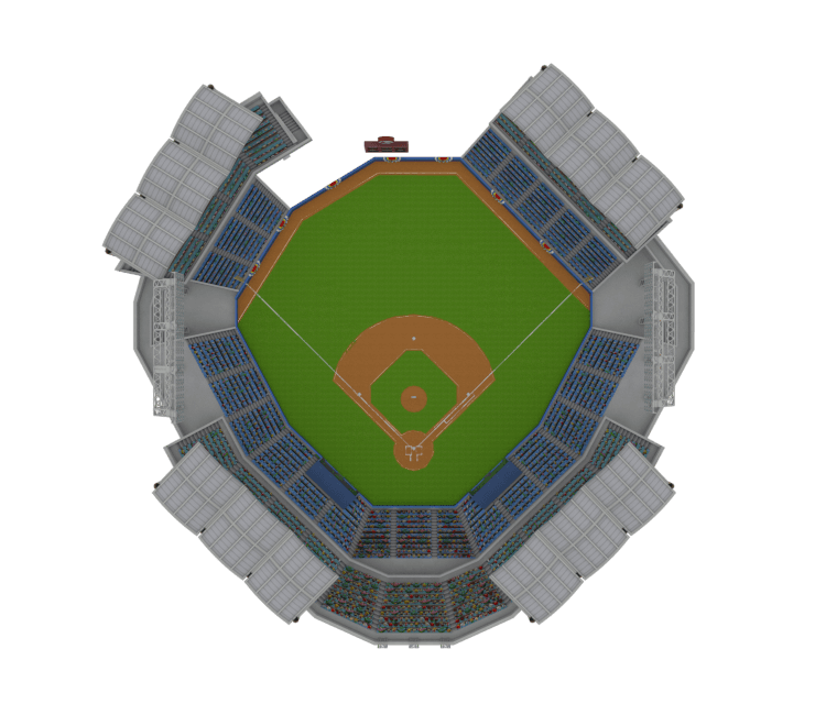 Mario Superstar Baseball Stadium 3d model