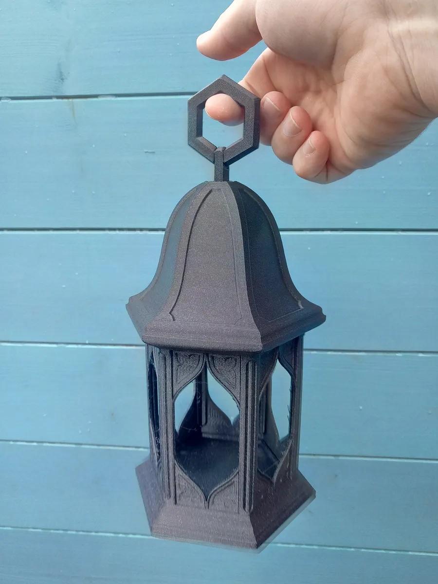 Gothic Lantern - Hanging Version 3d model