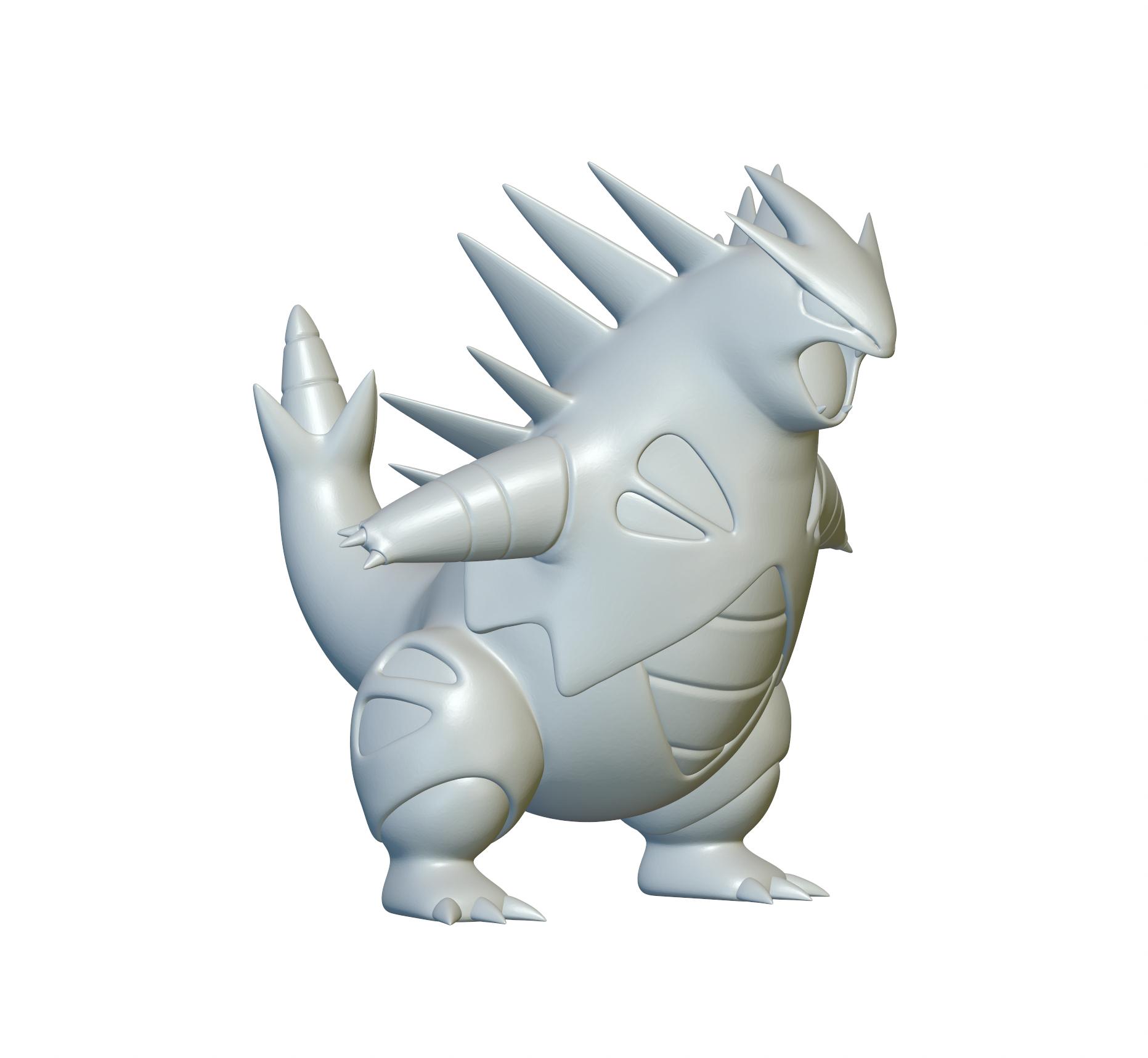 Pokemon Tyranitar #248 - Optimized for 3D Printing  3d model