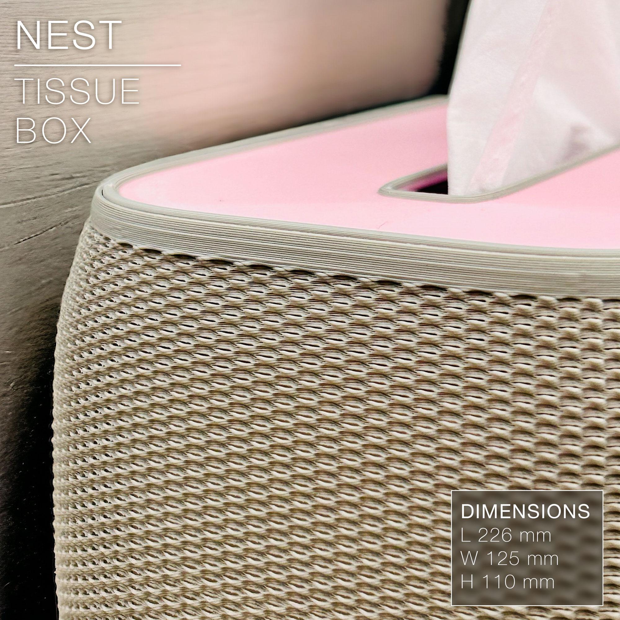 NEST  |  Wicker Tissue Box by CharlesRegaud 3d model