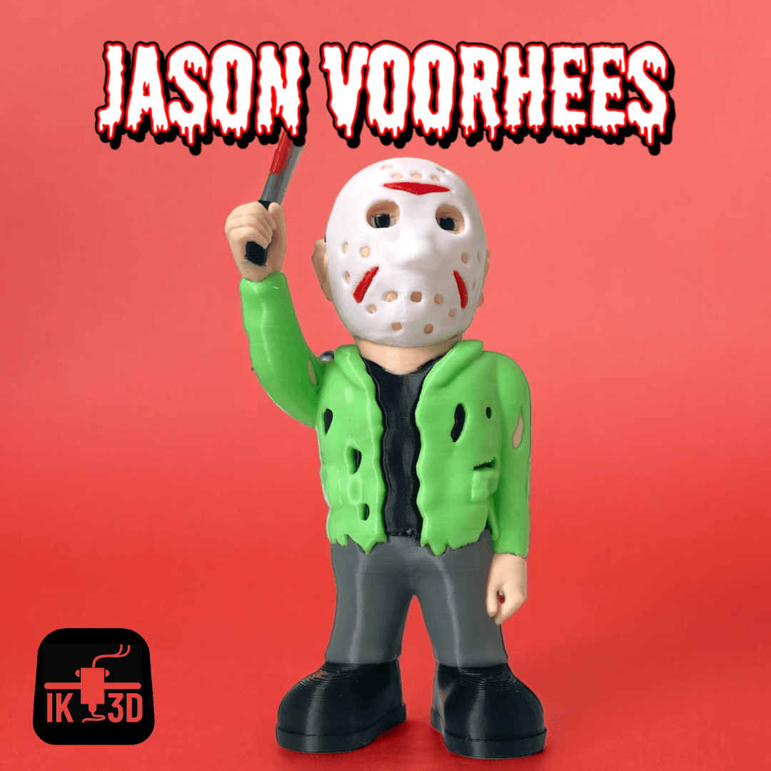 Jason Voorhees Friday The 13Th / With And Without Mask / Horror Mini / 3MF Included / No Supports 3d model