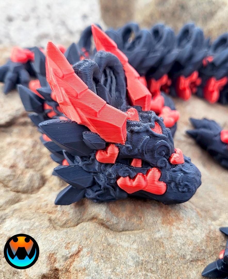Dark Heart Dragon 3d model