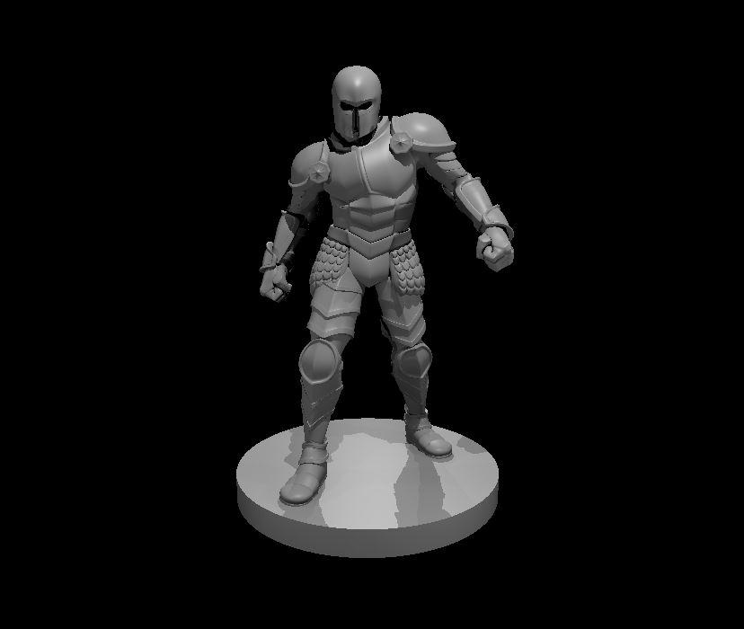 Animated Armor - Animated Armor - 3d print render - D&D - 3d model