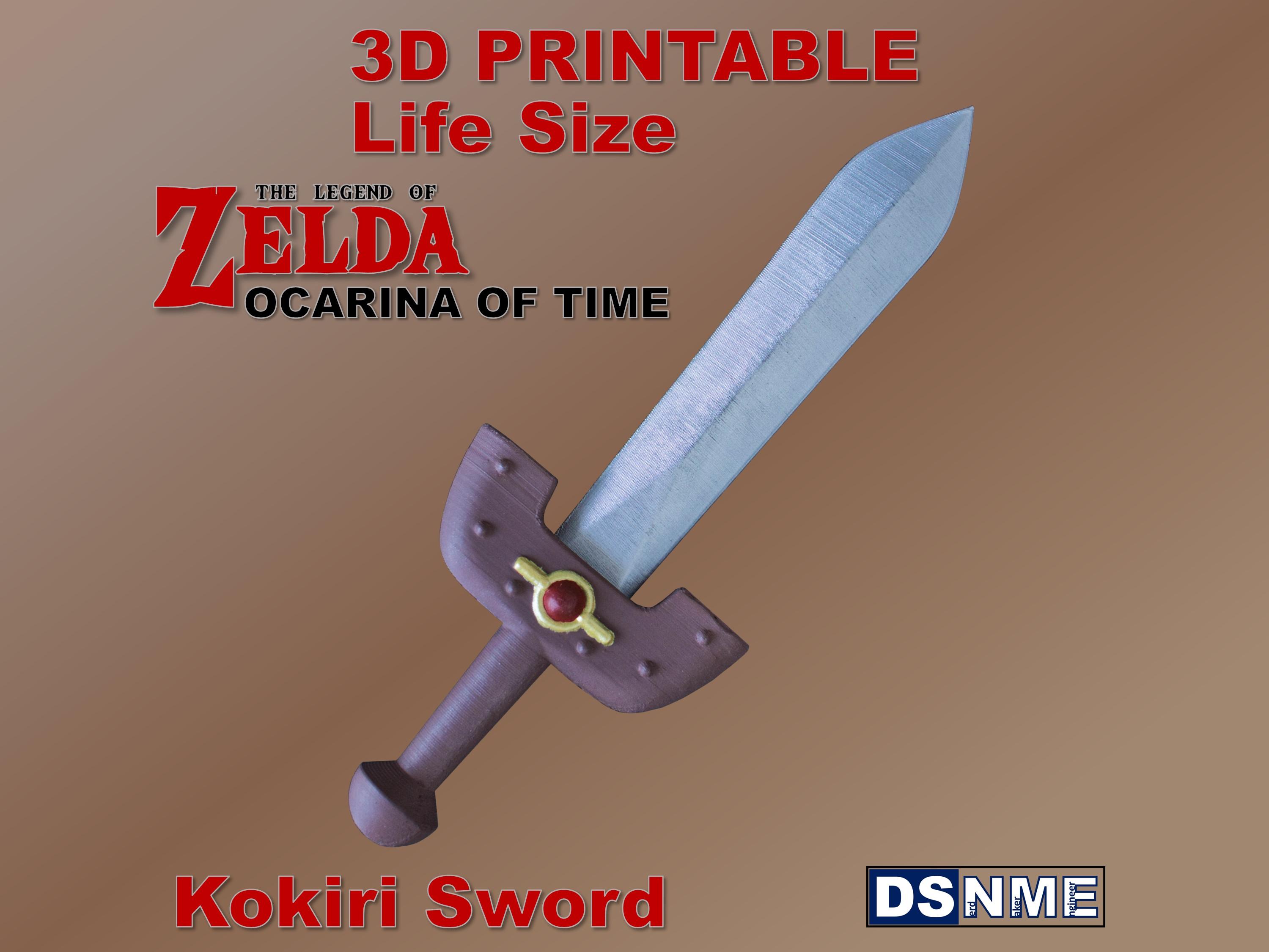 KOKIRI SWORD from Zelda OoT (Life Size)  3d model