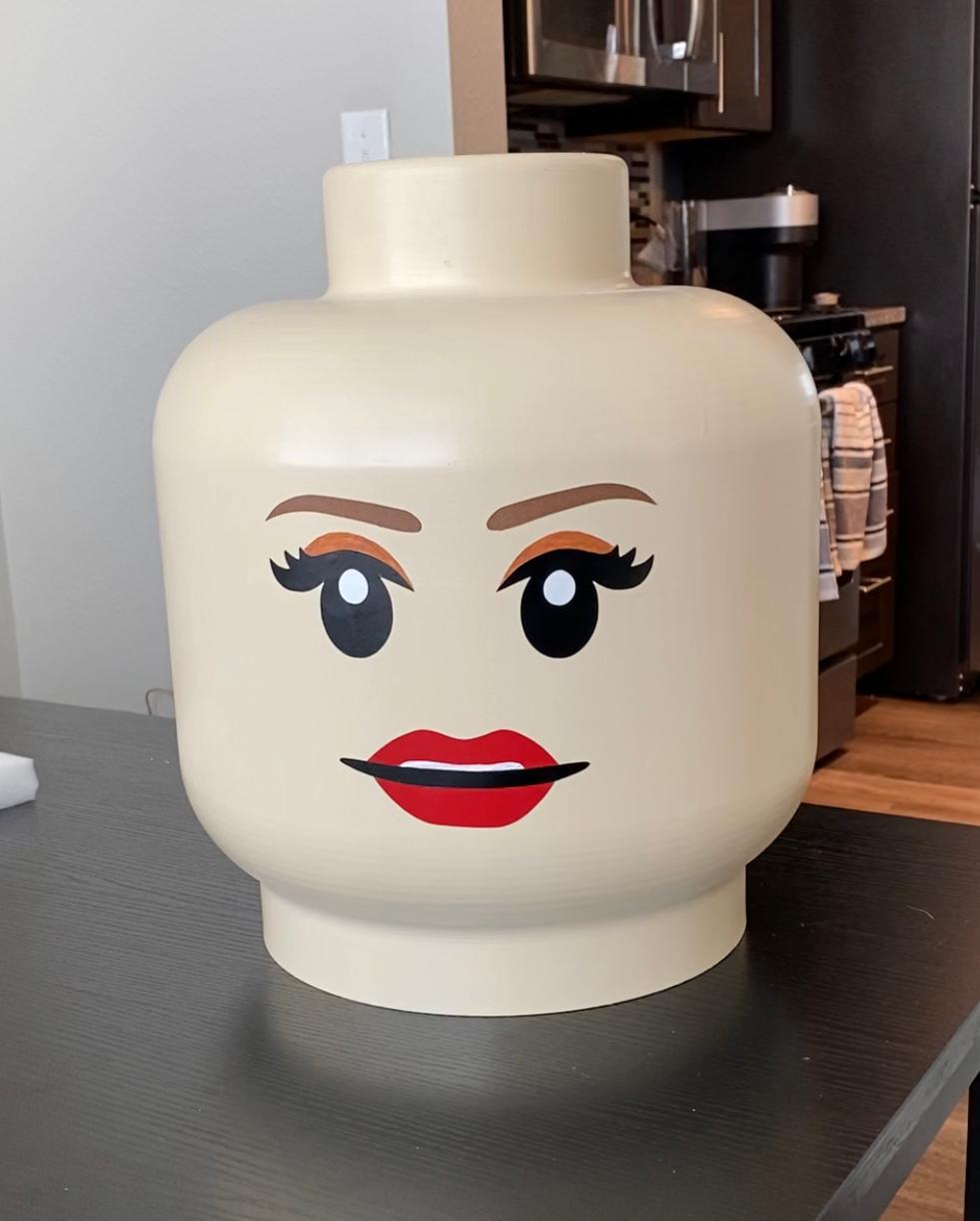Giant Wearable Lego Head 3d model