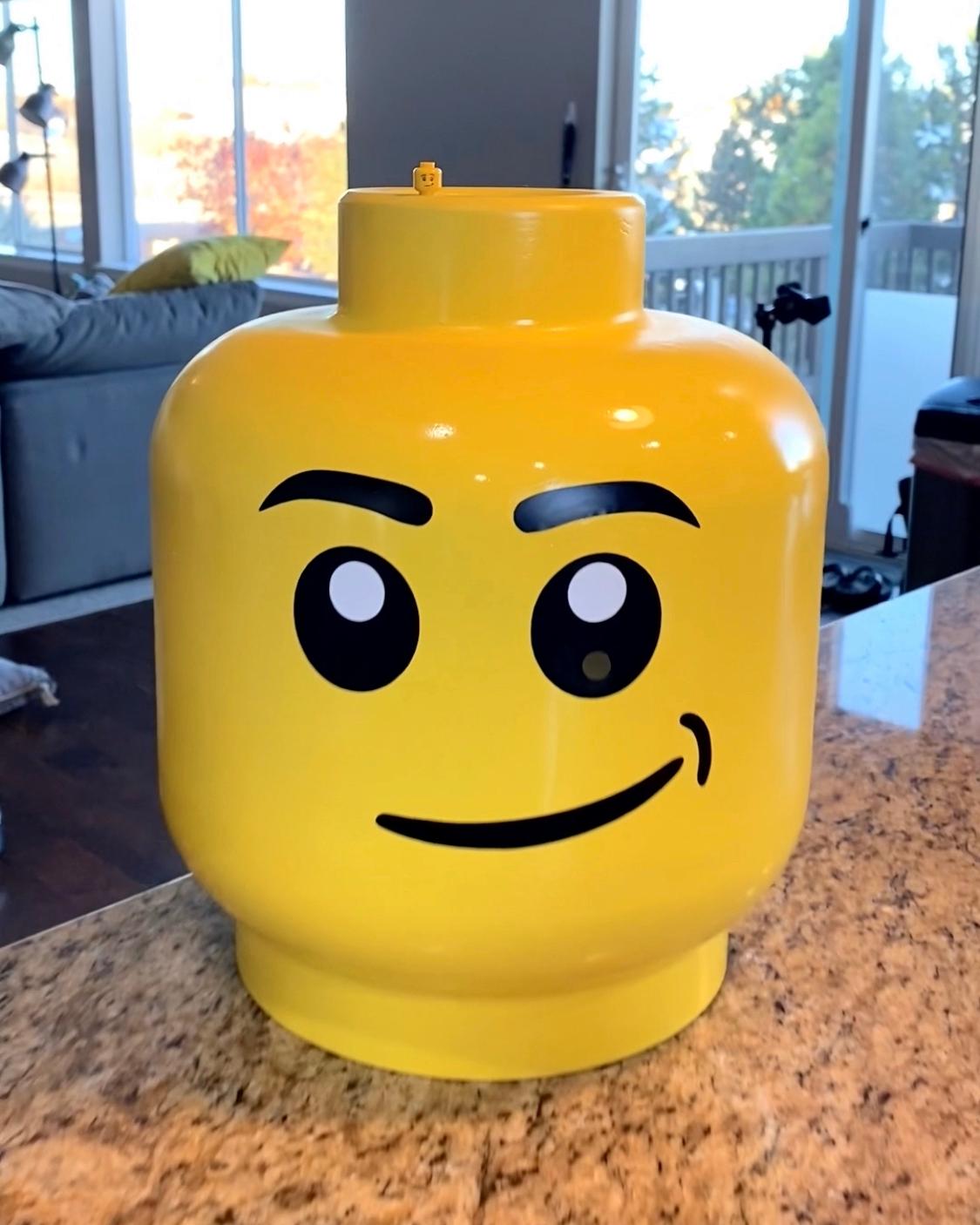 Giant Wearable Lego Head 3d model