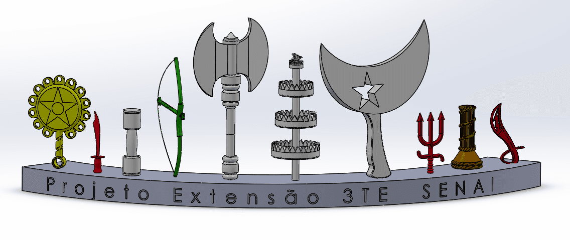 Ferramentas dos Orixás 3d model