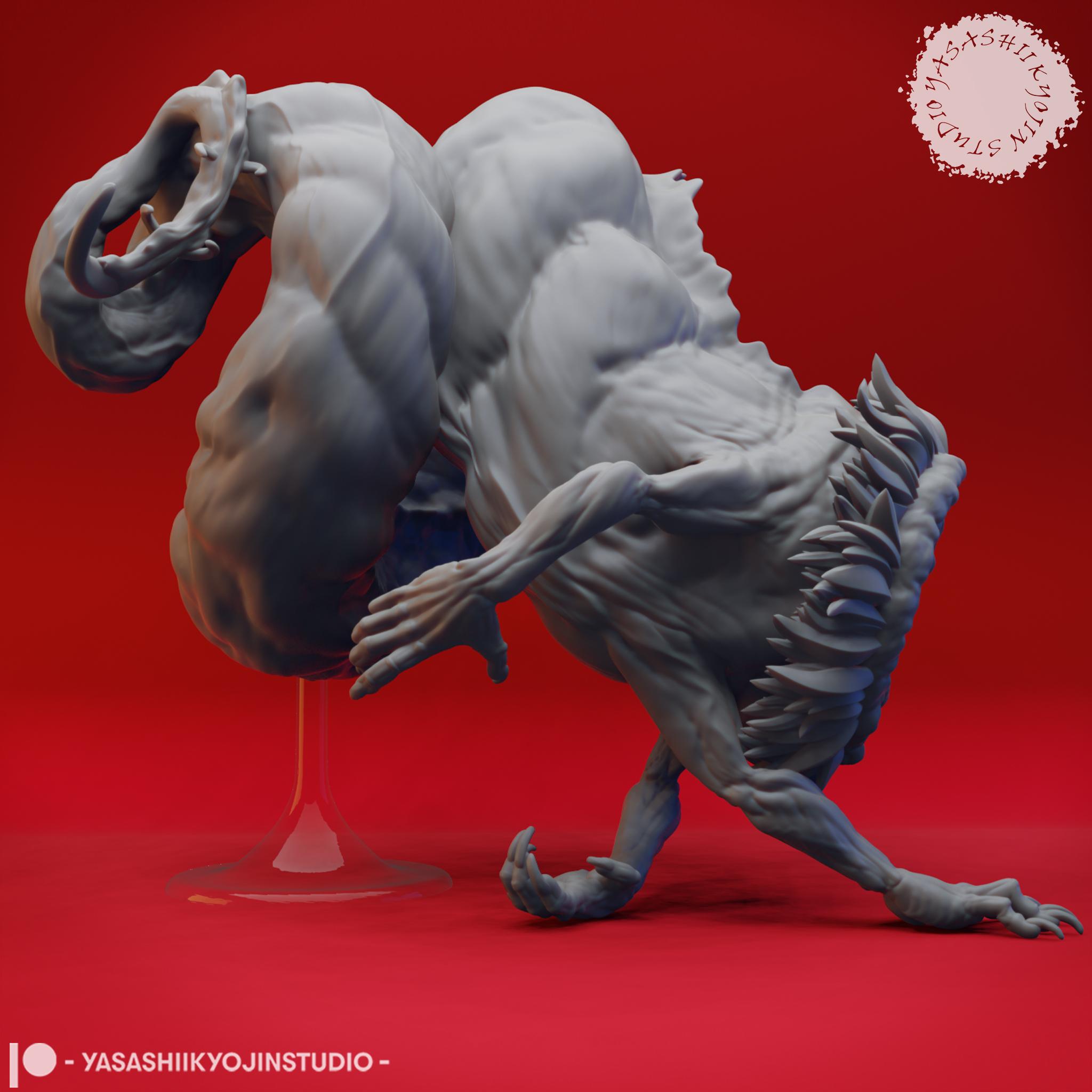 Phaerimm - Tabletop Miniature (Pre-Supported) 3d model