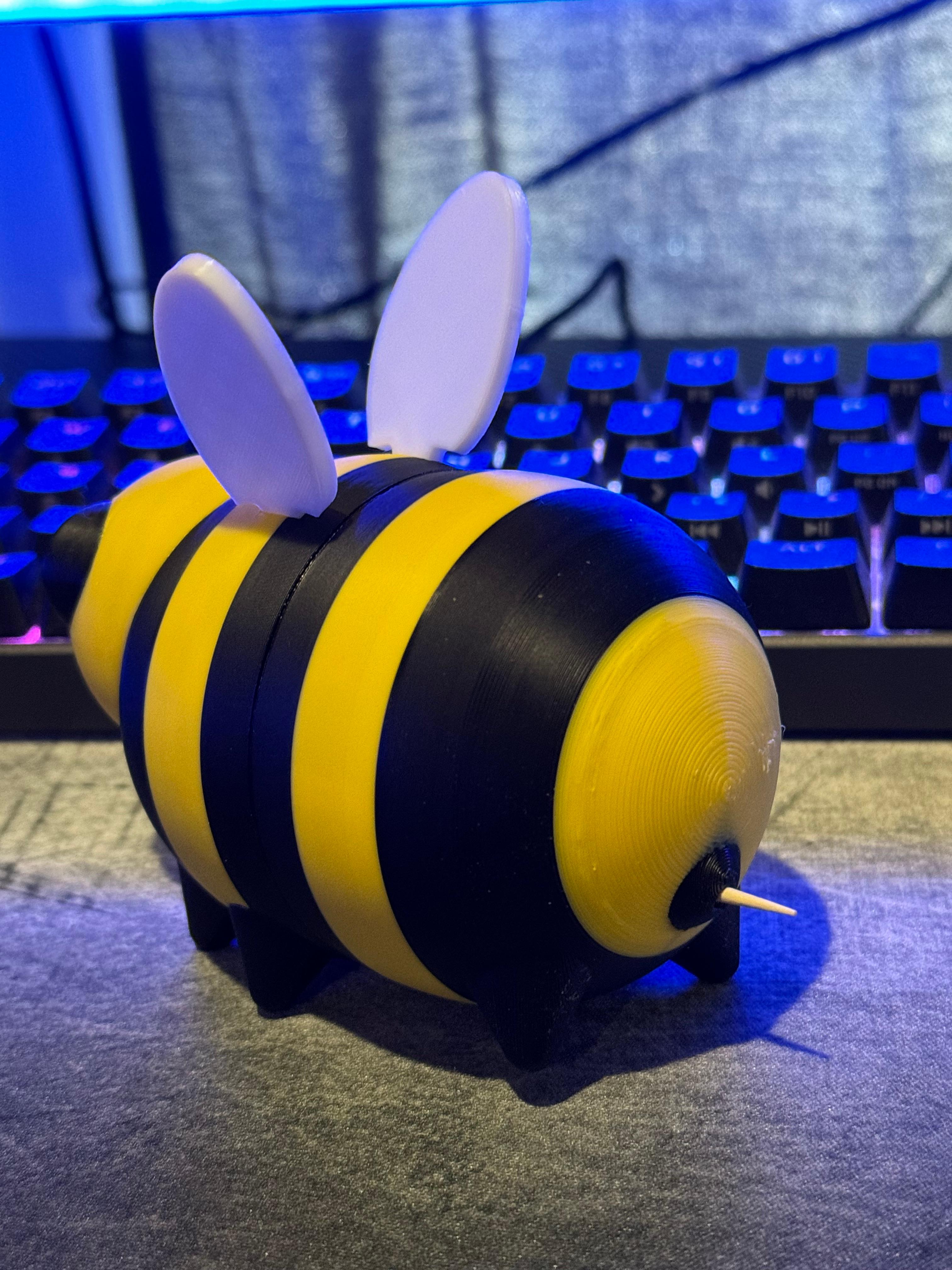 Bee Toothpick Holder / 3MF Included 3d model