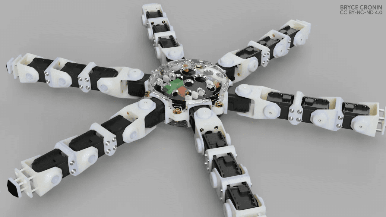 Anansi Hexapod Robot Frame 3d model