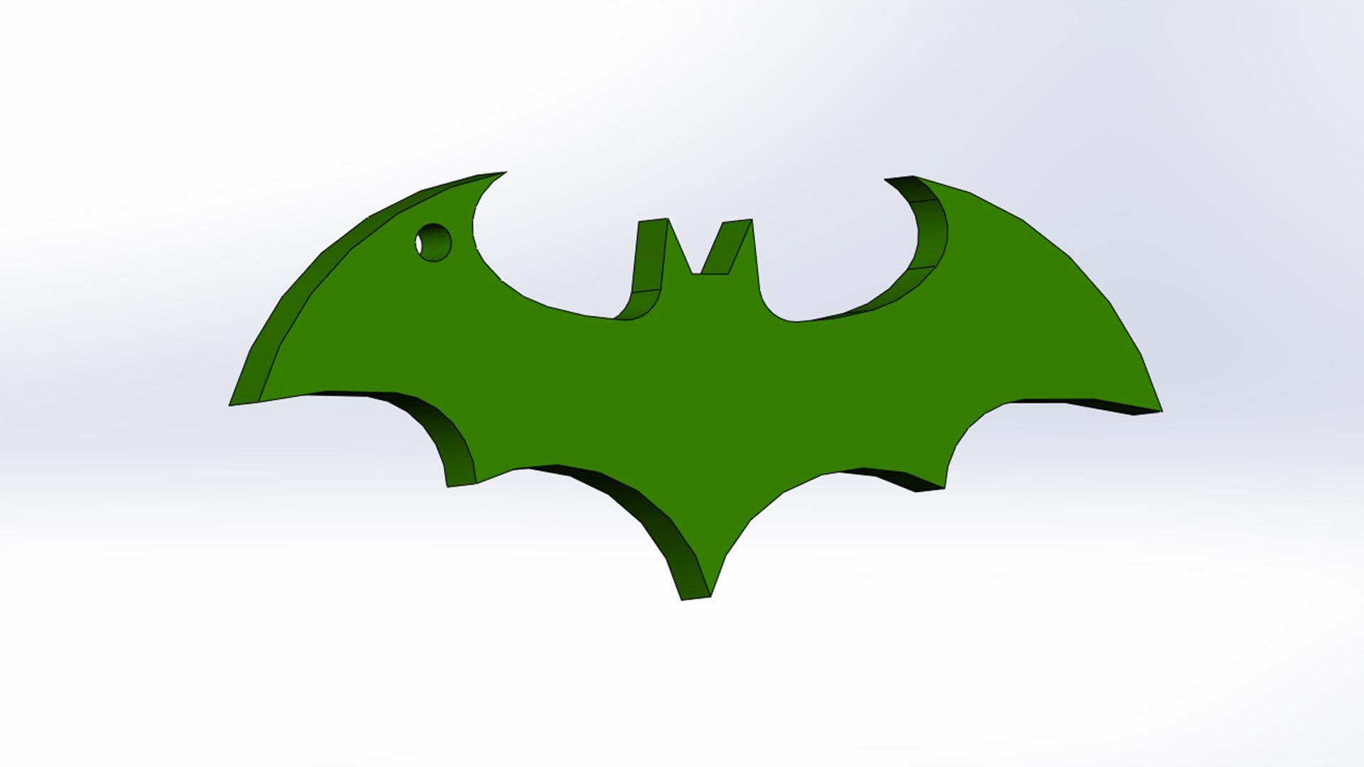 Chaveiro do Batman 3d model