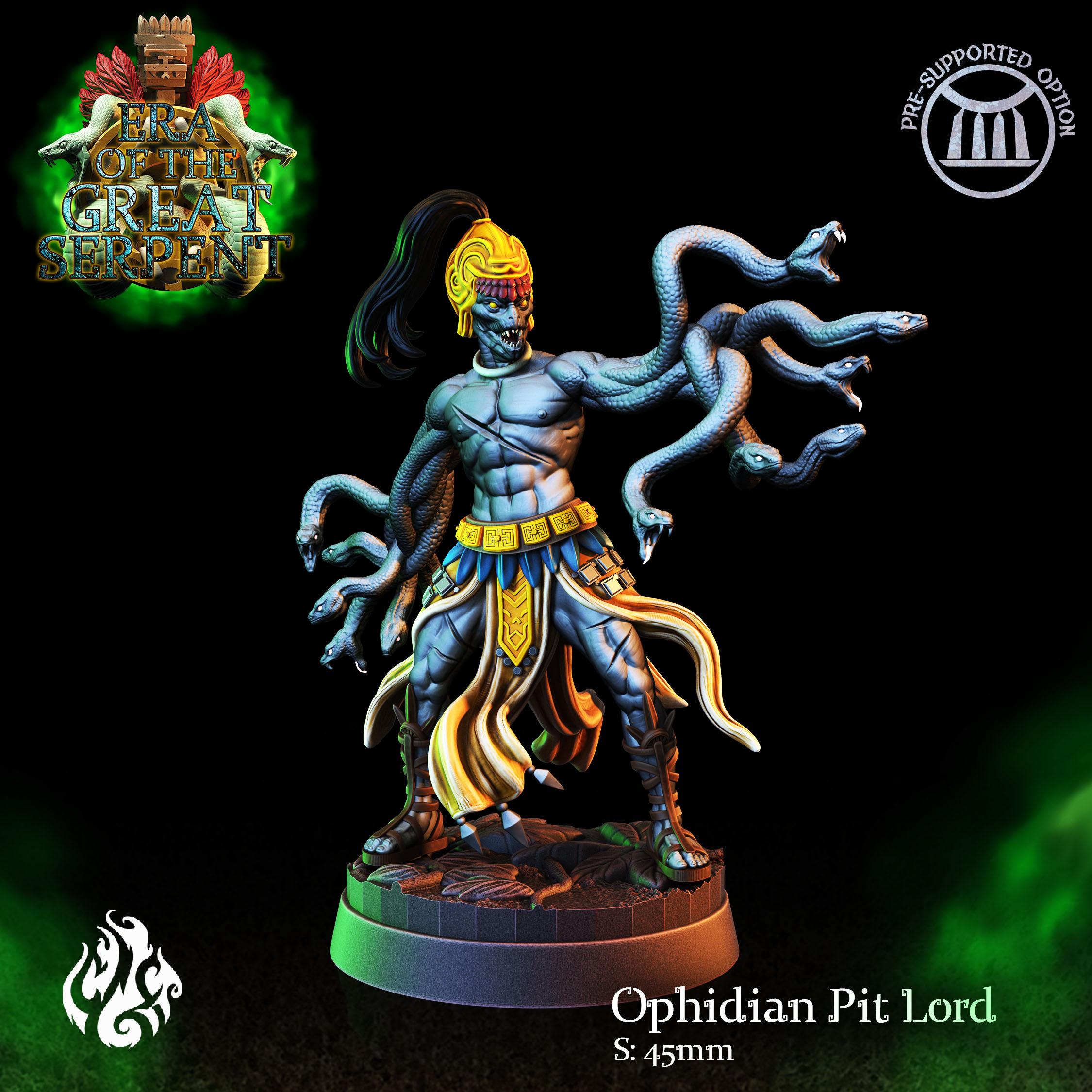 Ophidian Pitlord 3d model