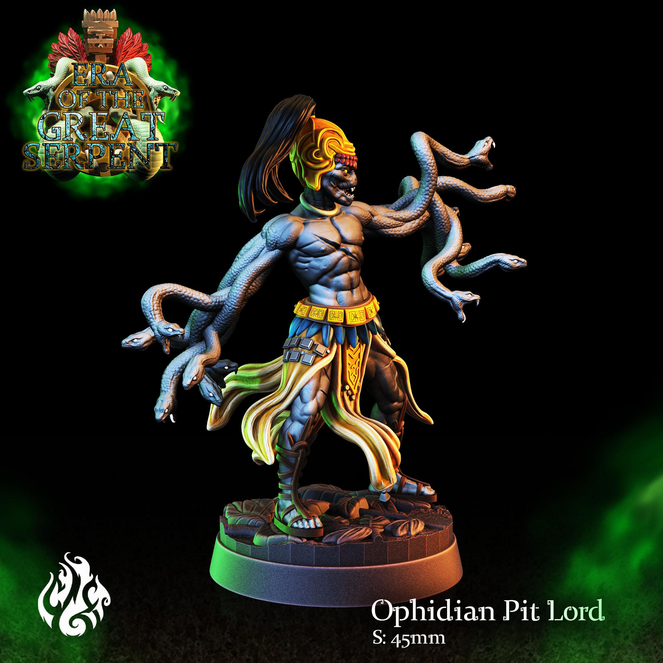 Ophidian Pitlord 3d model