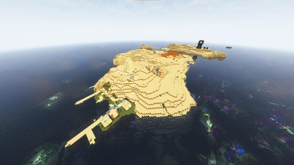 Minecraft Desert Island II 3d model