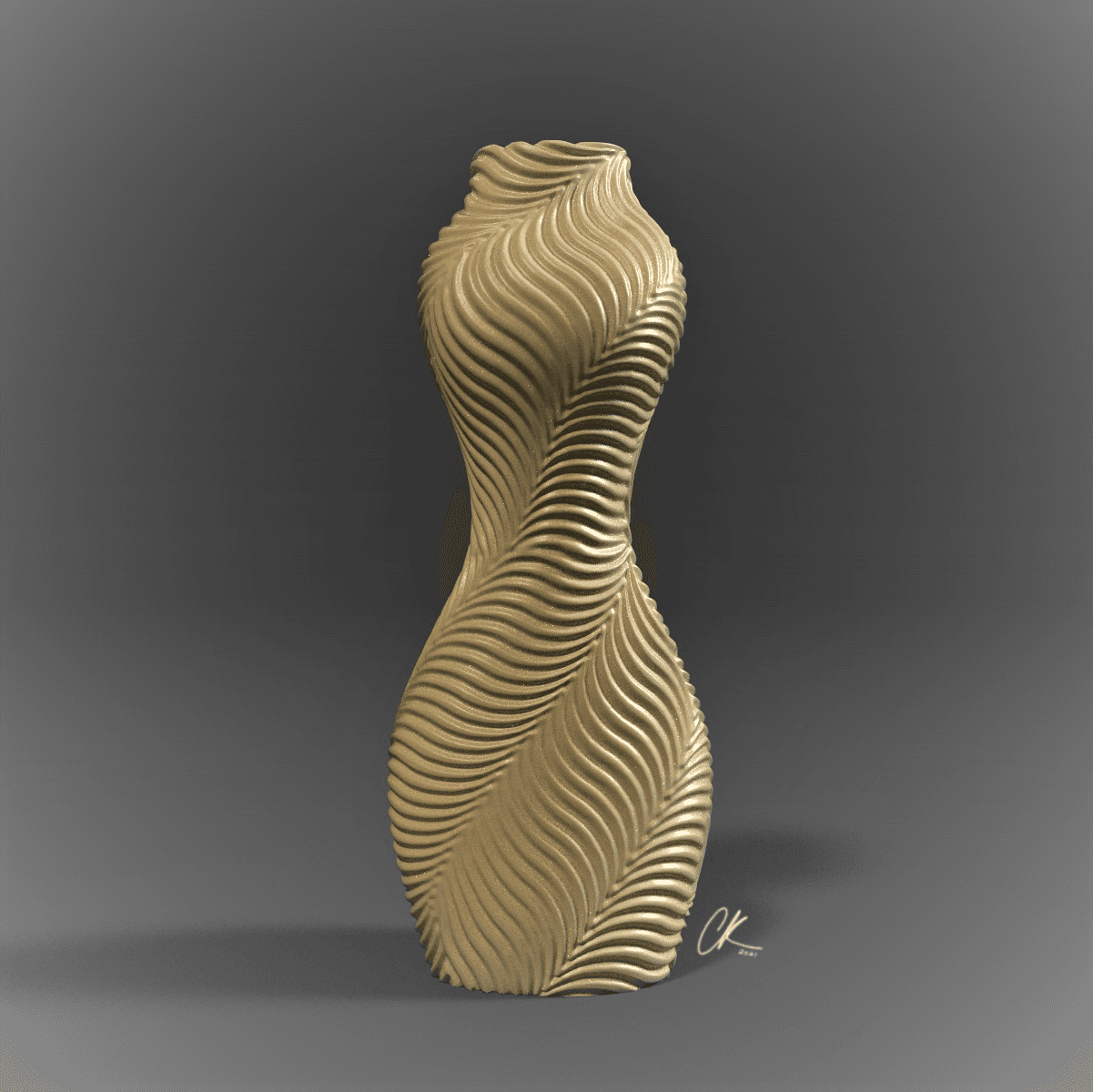 Fem Vase Wave Pull 3d Model By Chelscct Chelseycreatesthings On Thangs 0218