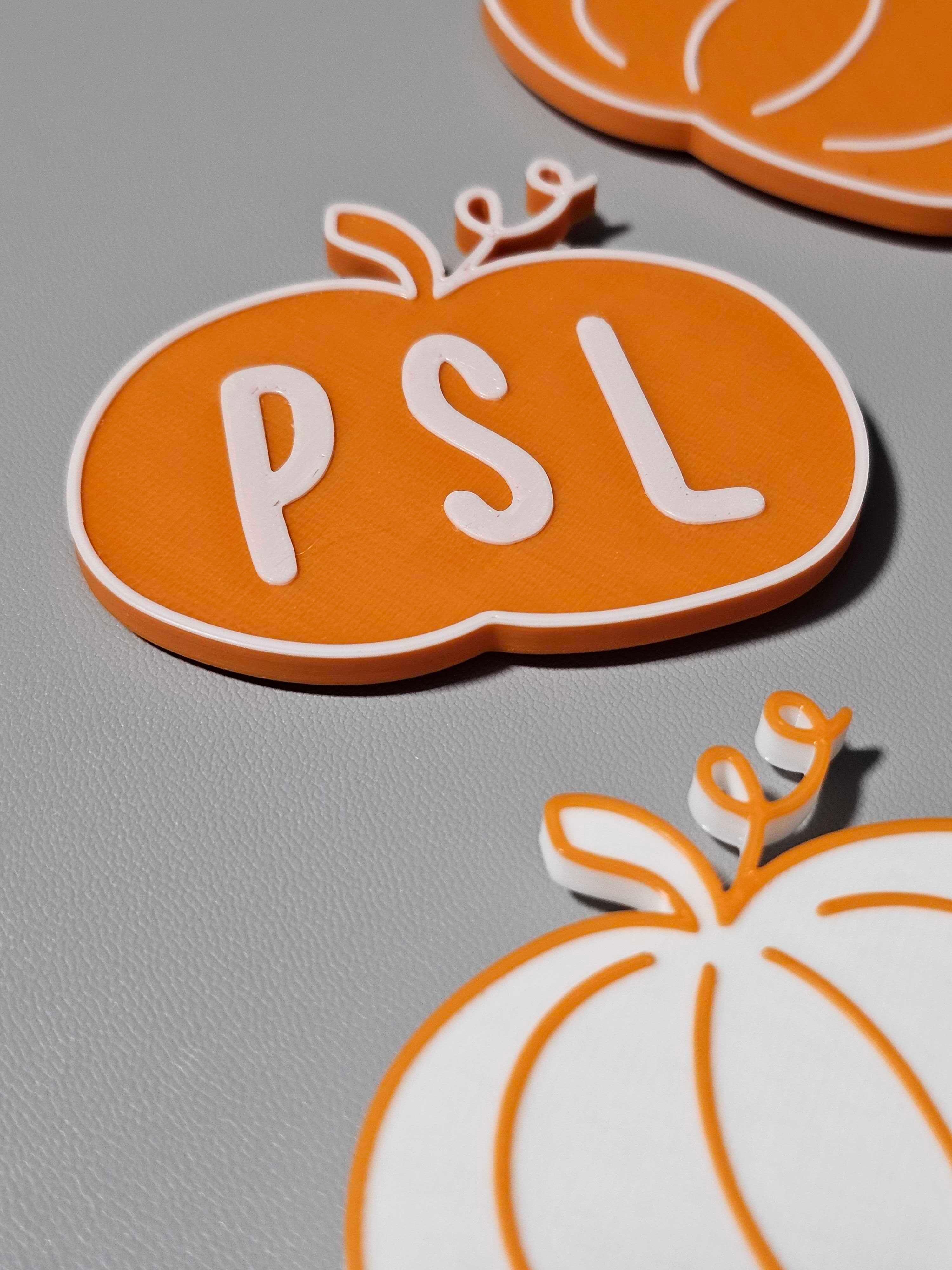 Pumpkin Spice Latte (PSL) magnet | Pumpkin spice season decor | September | October | November 3d model