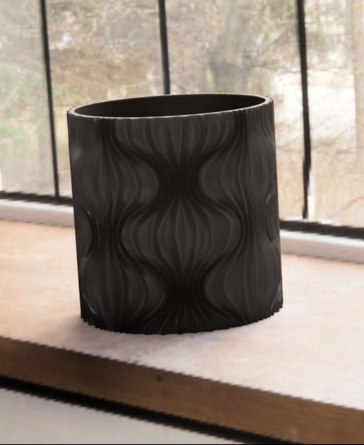 Wavy Vase  3d model