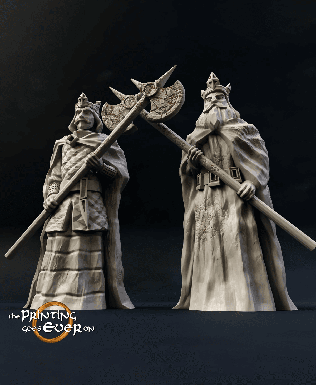 King Guard Statues 3d model