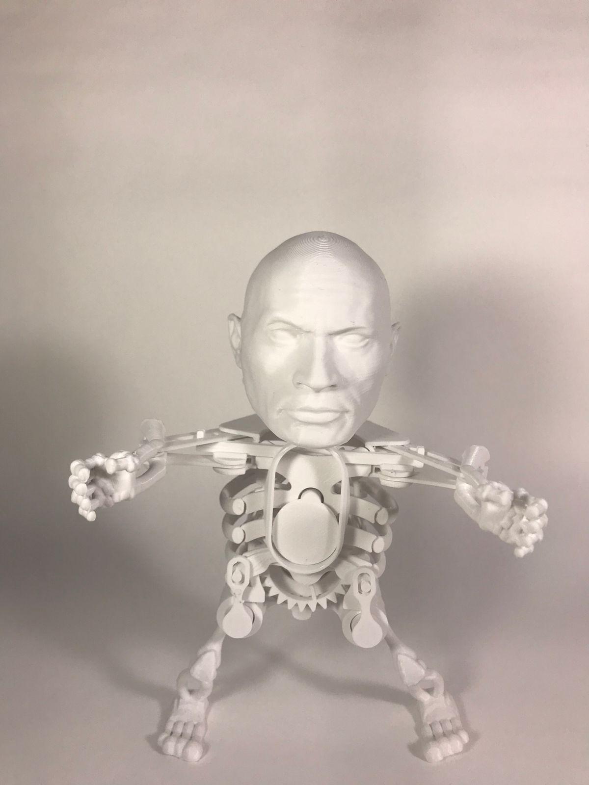 3d Print Skeleton Action Figure STL Files, Toy, Action Figure, 3d