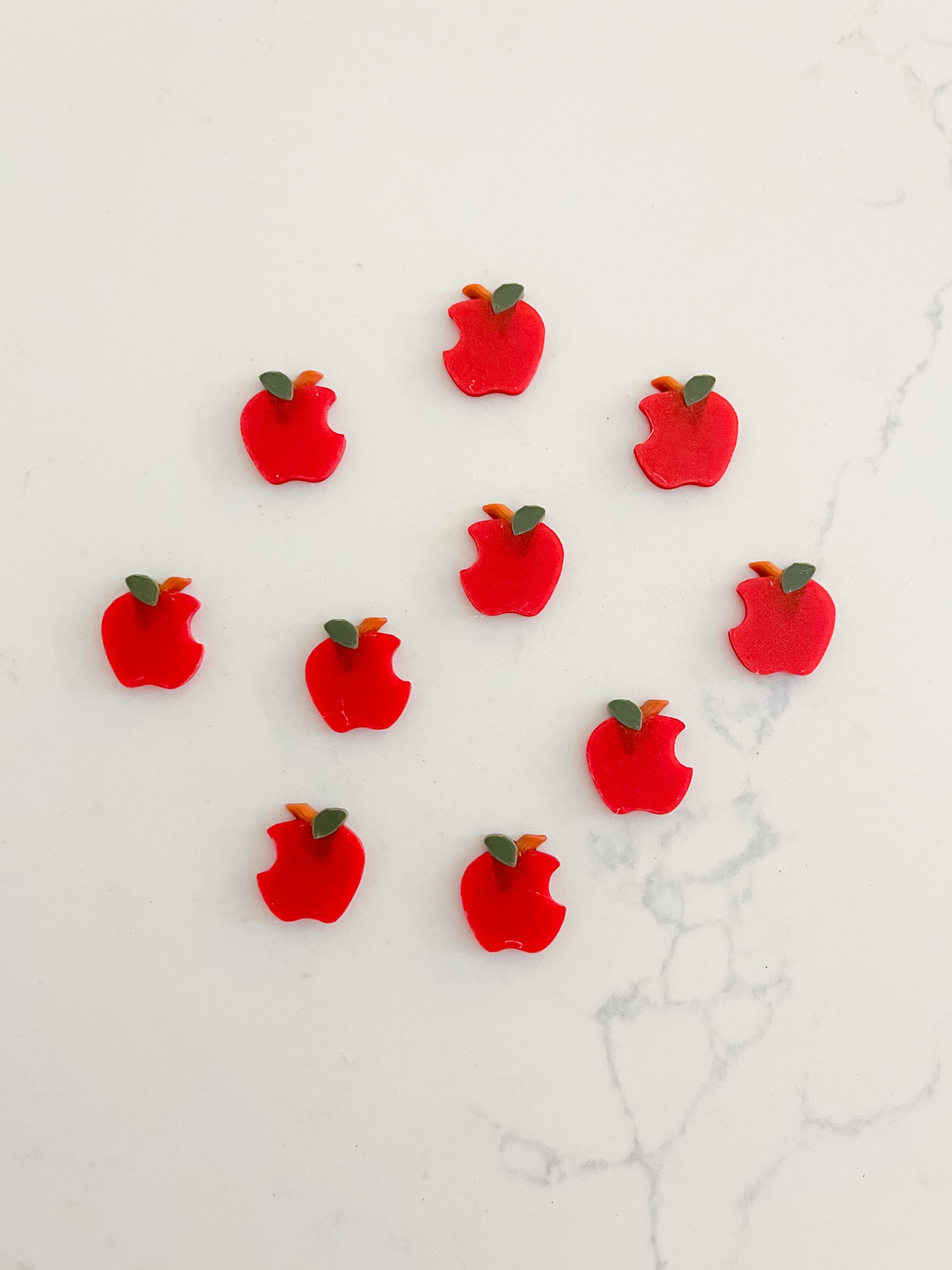 Apple Earring Studs 3d model