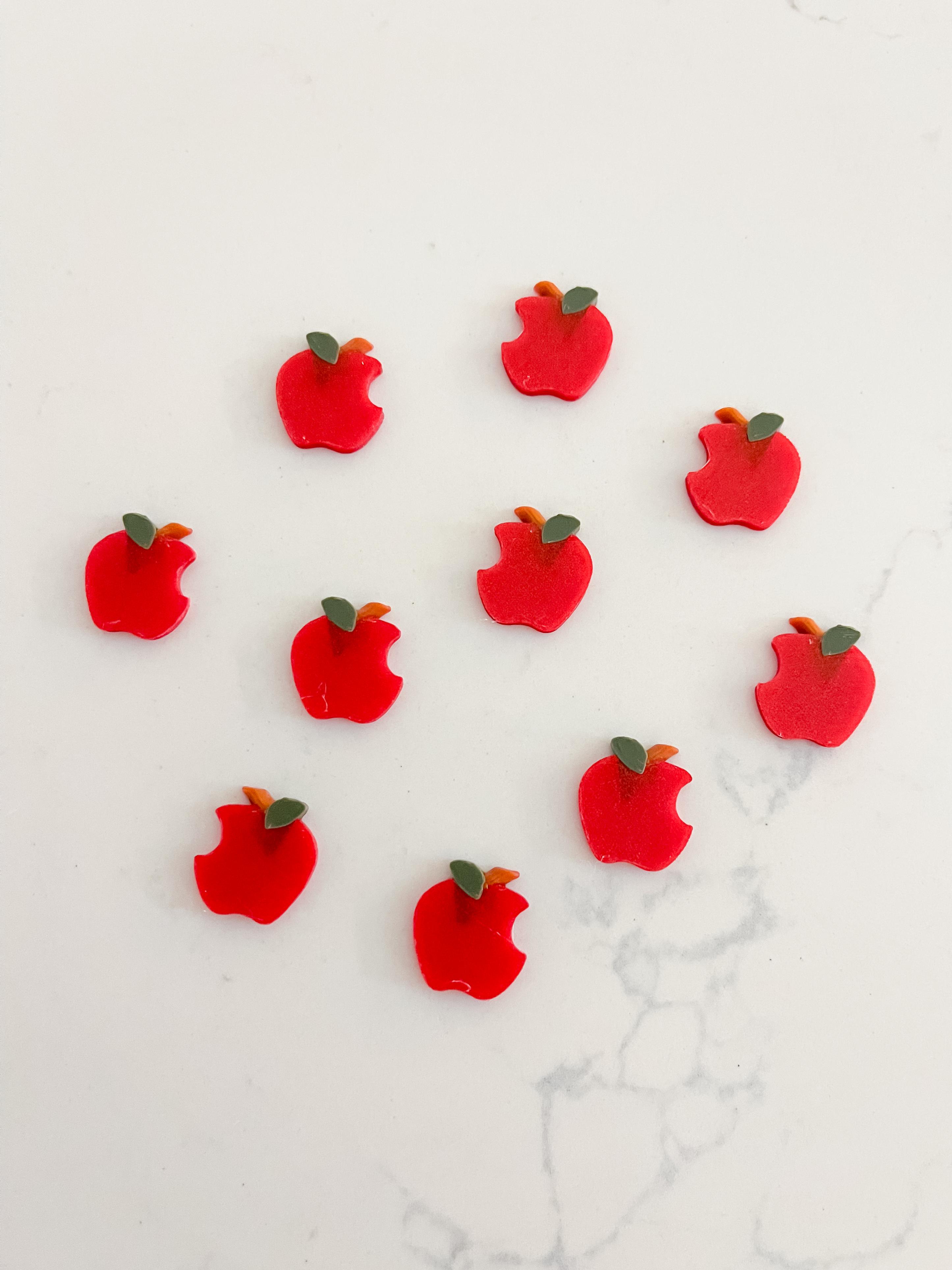 Apple Earring Studs 3d model