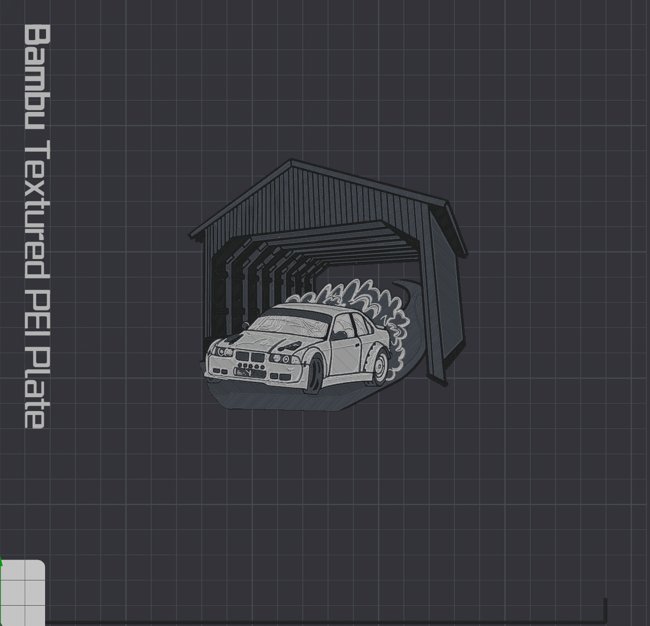 Monochrome E36 Magnet 3d model