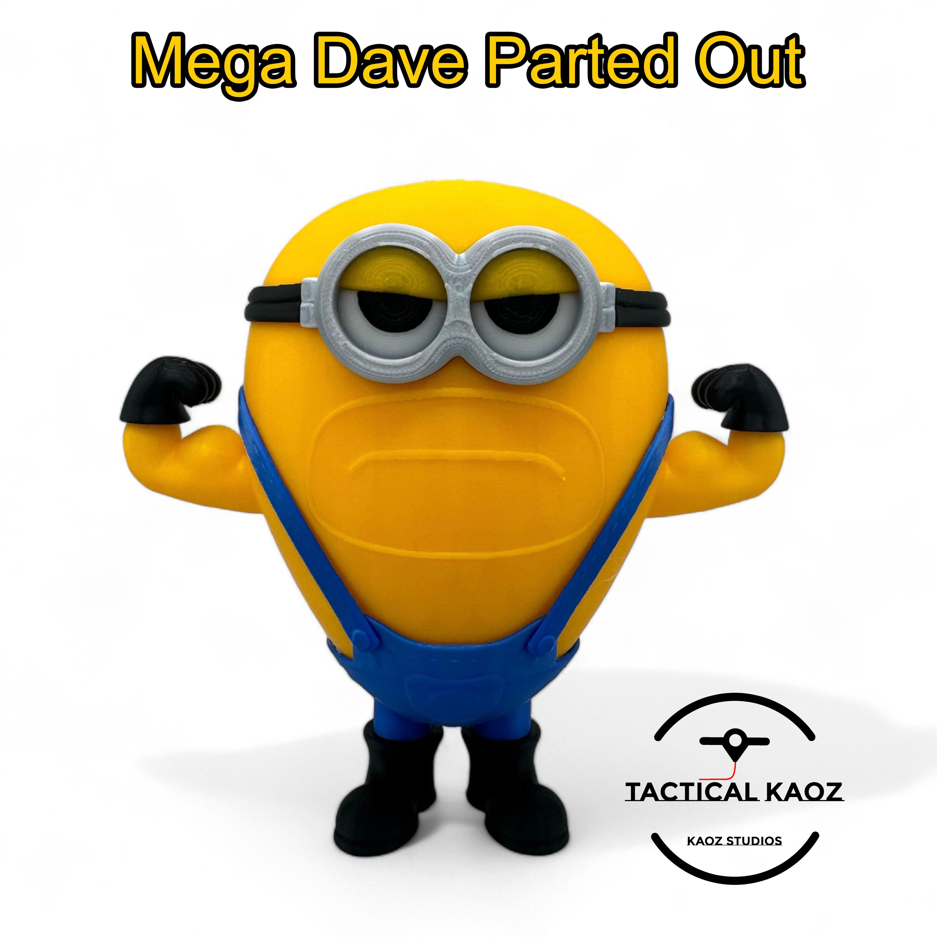 Mega Dave Despicable Me - Parted out  3d model