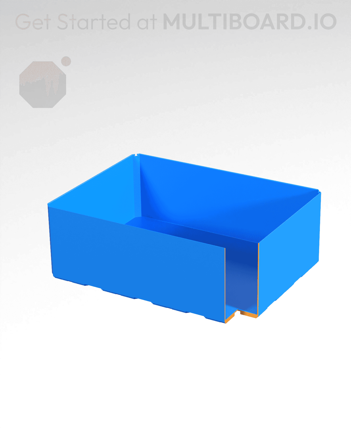 4x3x1.5 - Bin - Multibin Insert 3d model