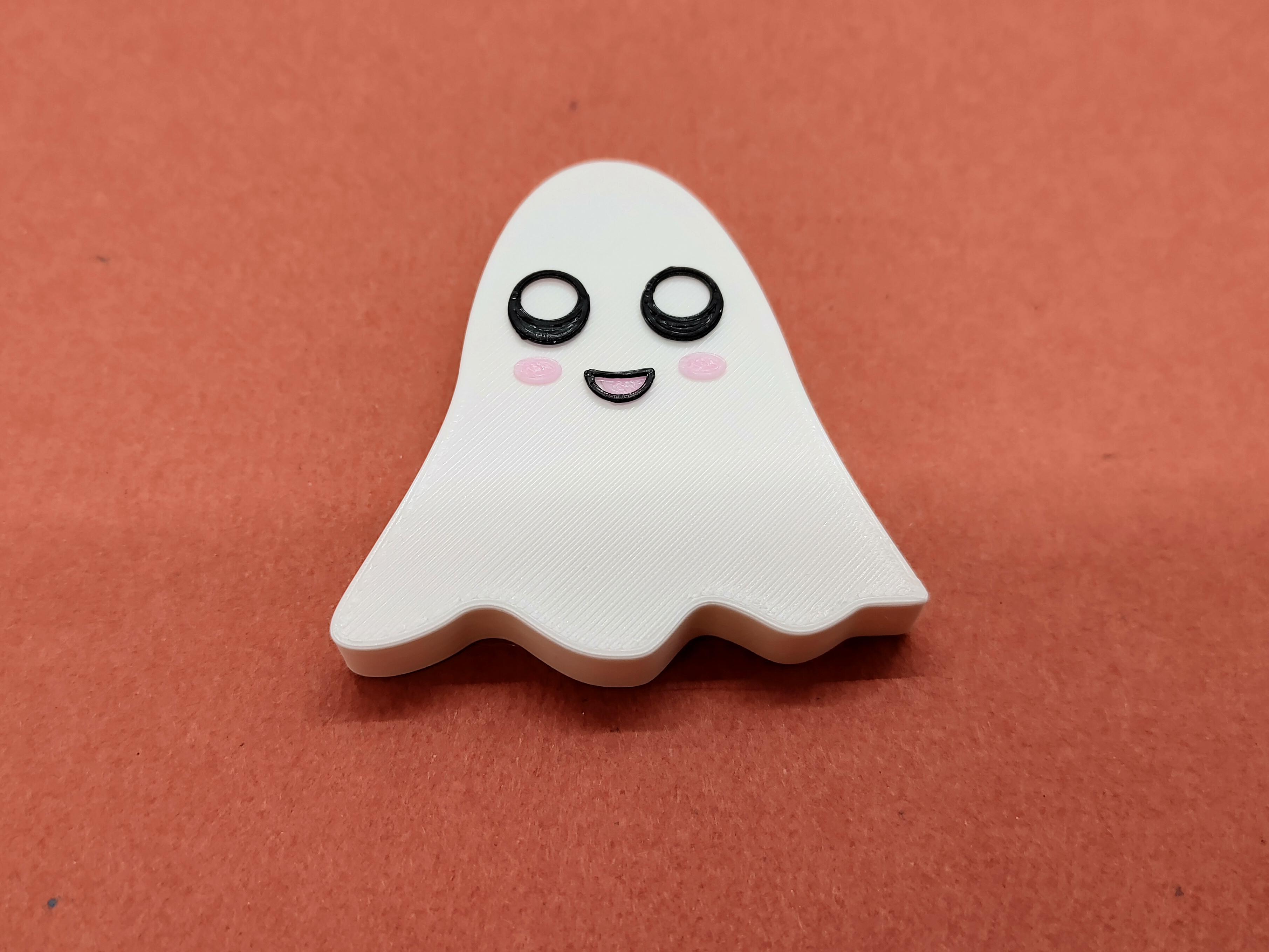 Remix of Blank Ghost | Remix me! | Give this ghost a face for Halloween! 3d model