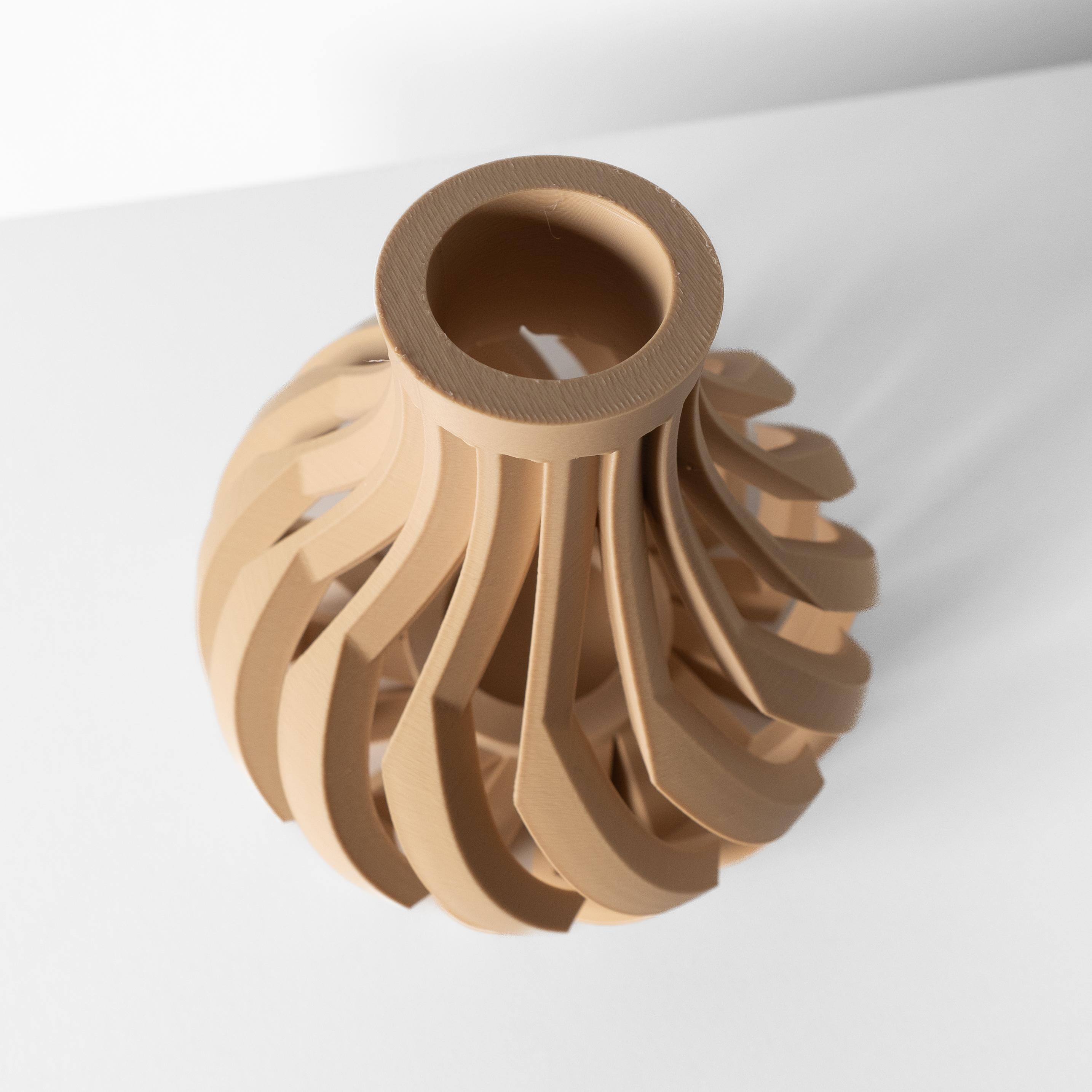 The Lovi Short Vase, Modern and Unique Home Decor for Dried and Preserved Flower Arrangement 3d model