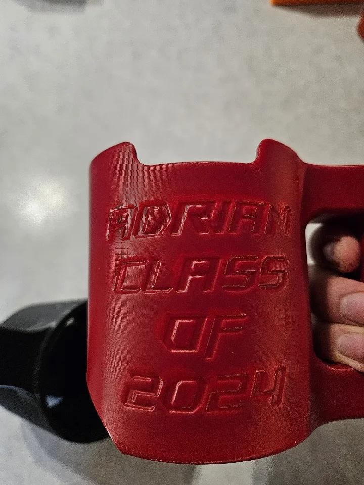 Foam Coffee Cup Handle For Graduation 2024 3d model
